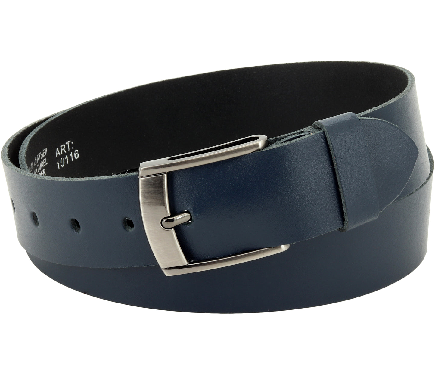 40 mm Gürtel Spaltleder Modell EH531-SL-Dunkelblau