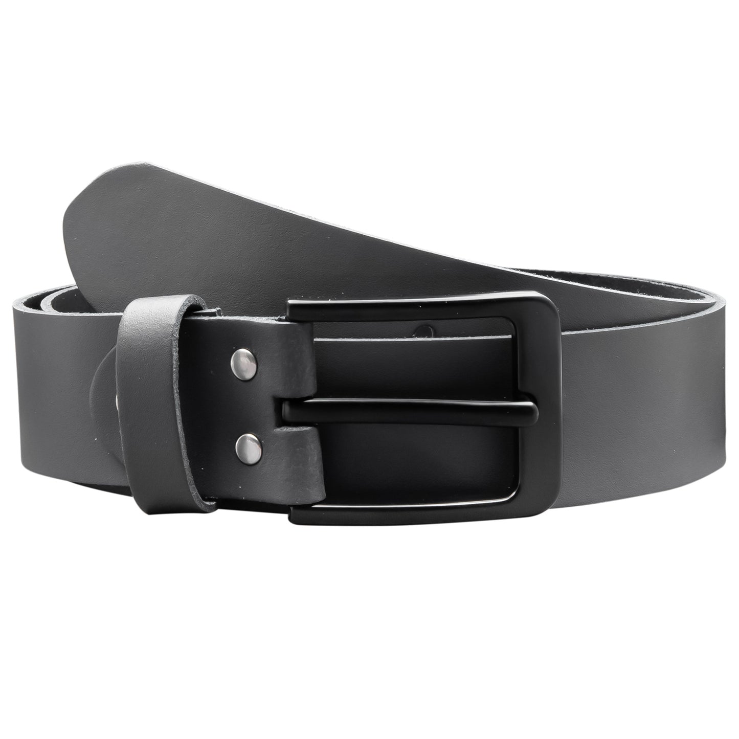 40 mm Gürtel Spaltleder Modell EH57-SL-Grau