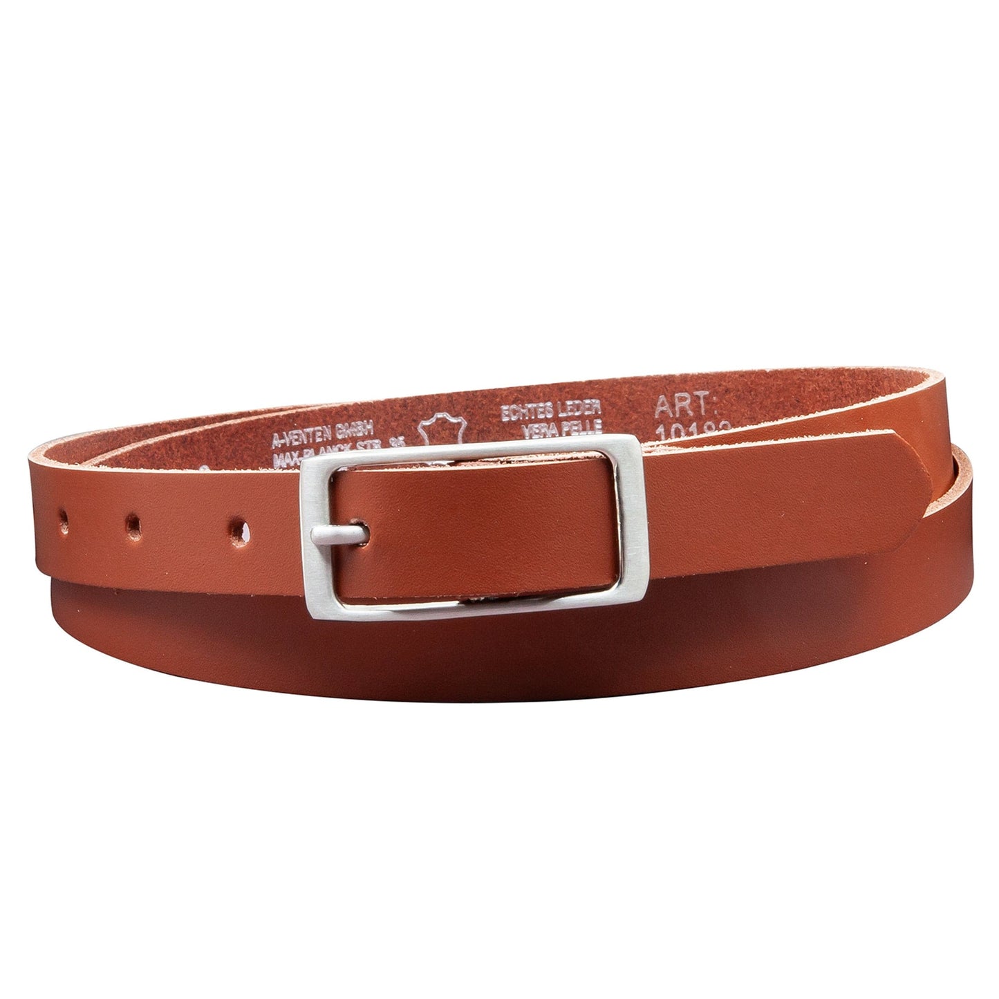 20 mm Gürtel Spaltleder Modell EH11-SL-Cognac