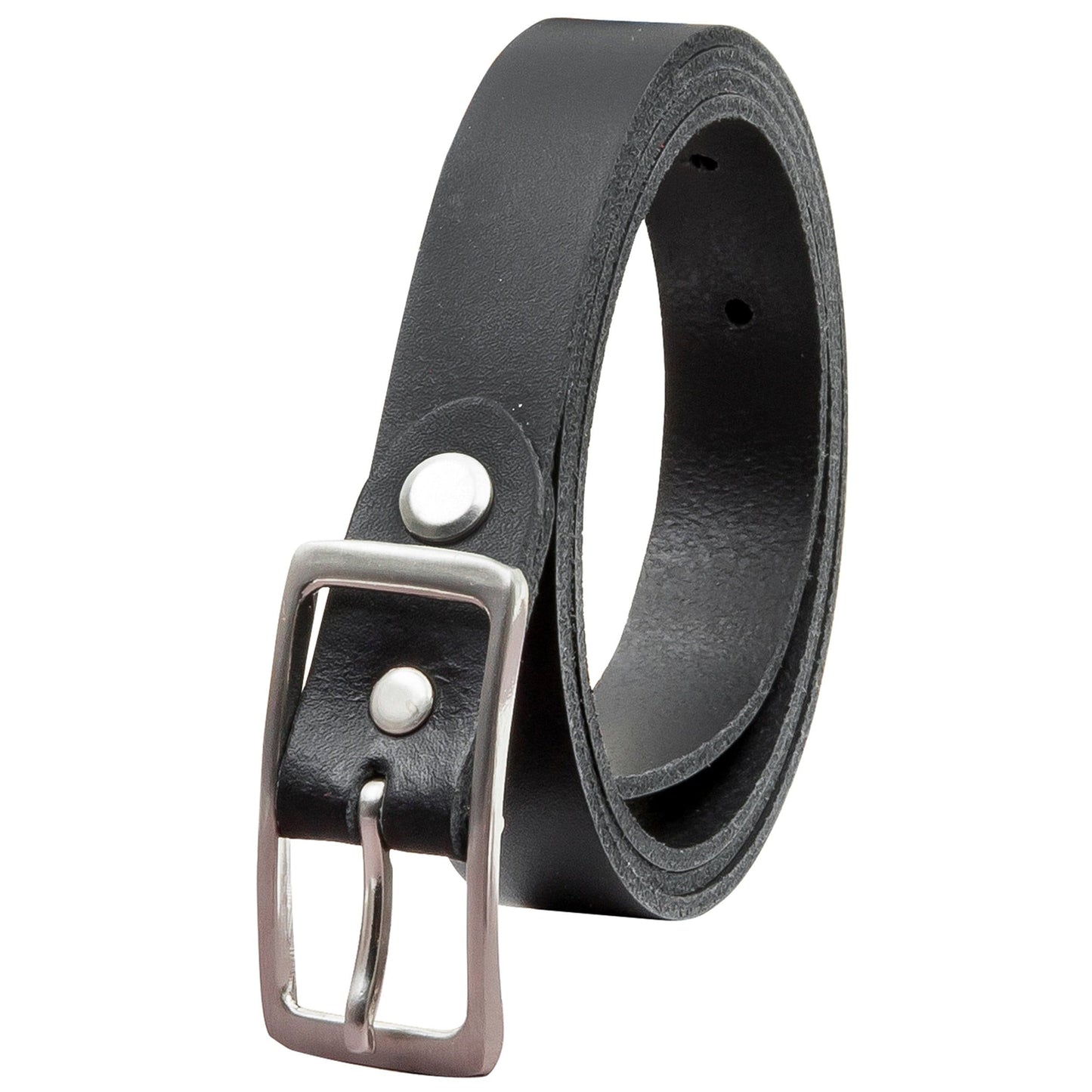 20 mm Gürtel Spaltleder Modell EH11-SL-Schwarz