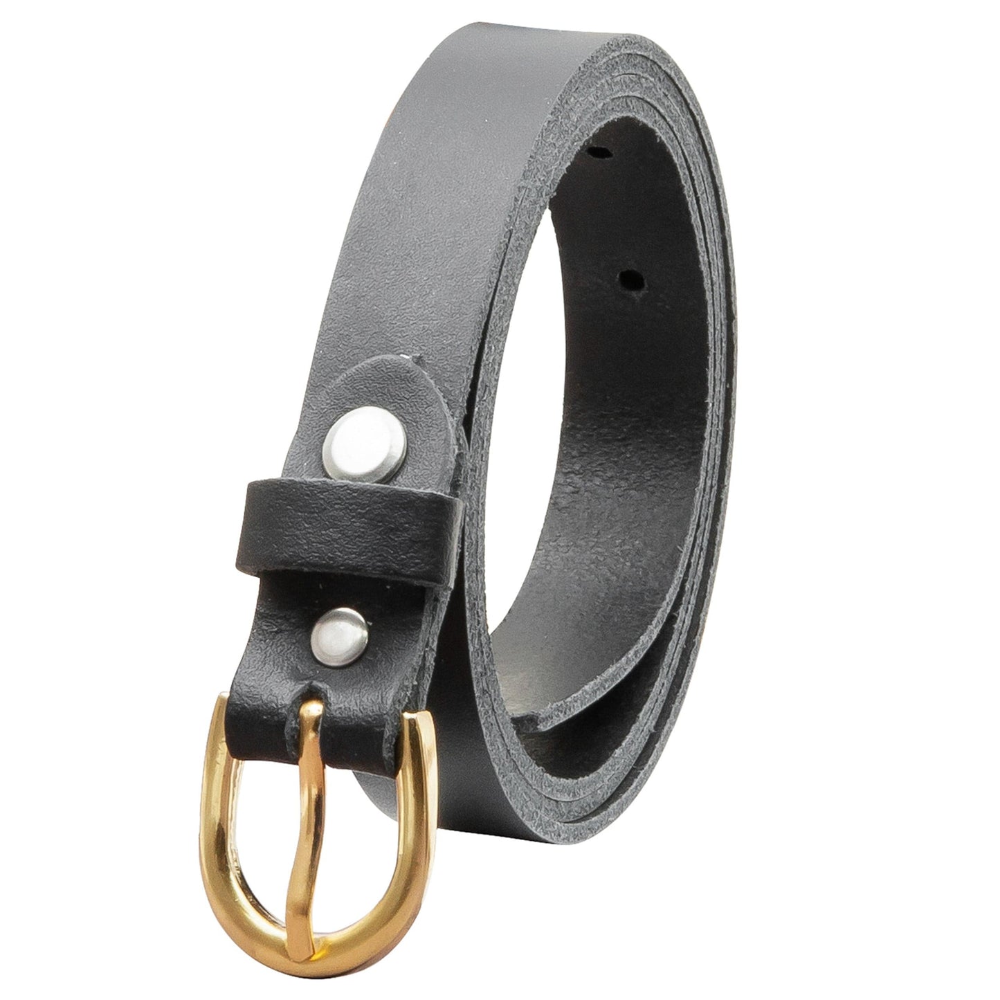 20 mm Gürtel Spaltleder Modell EH110-SL-Schwarz