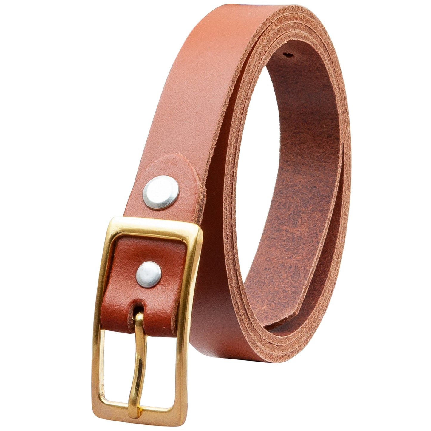 20 mm Gürtel Spaltleder Modell EH12-SL-Cognac
