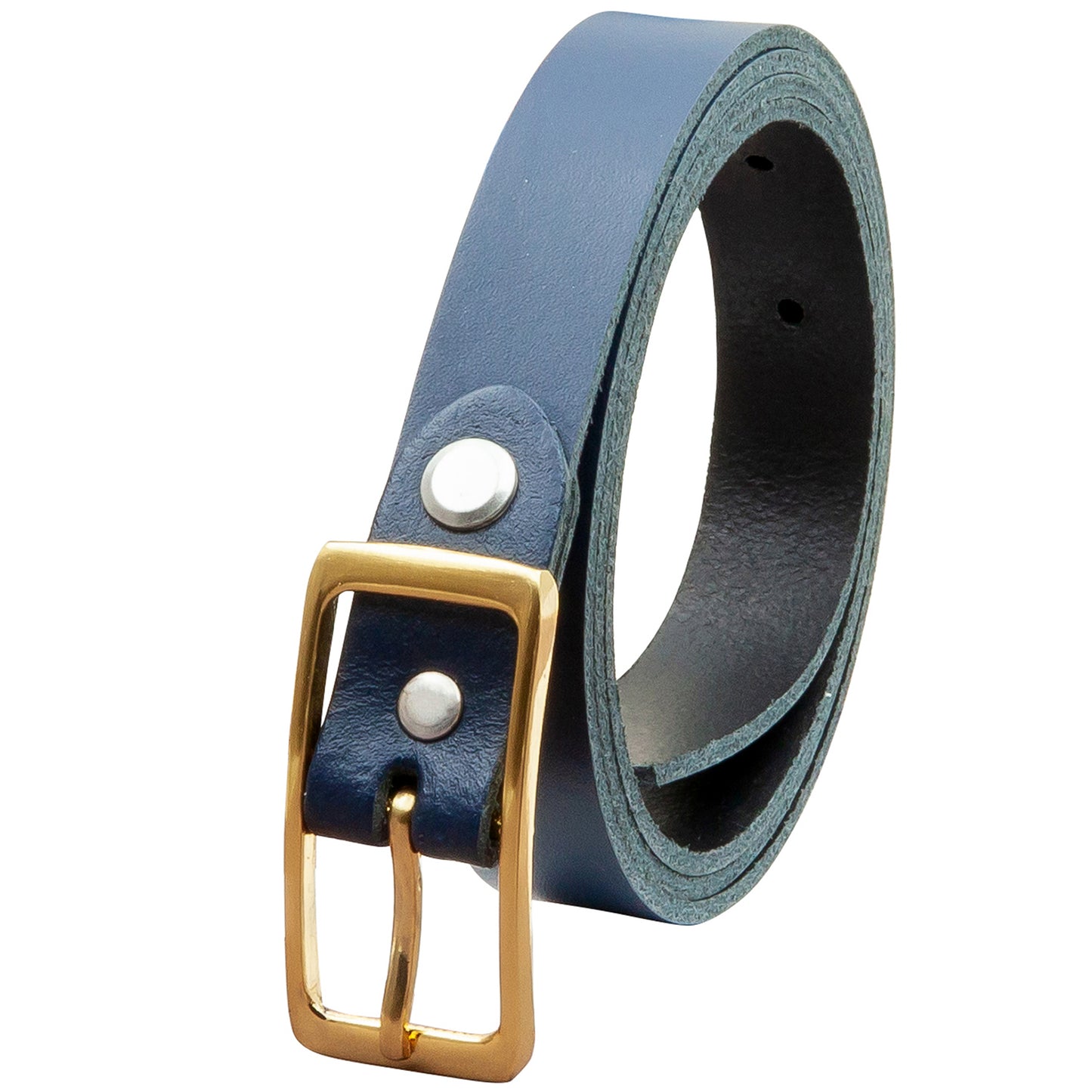 20 mm Gürtel Spaltleder Modell EH12-SL-Dunkelblau