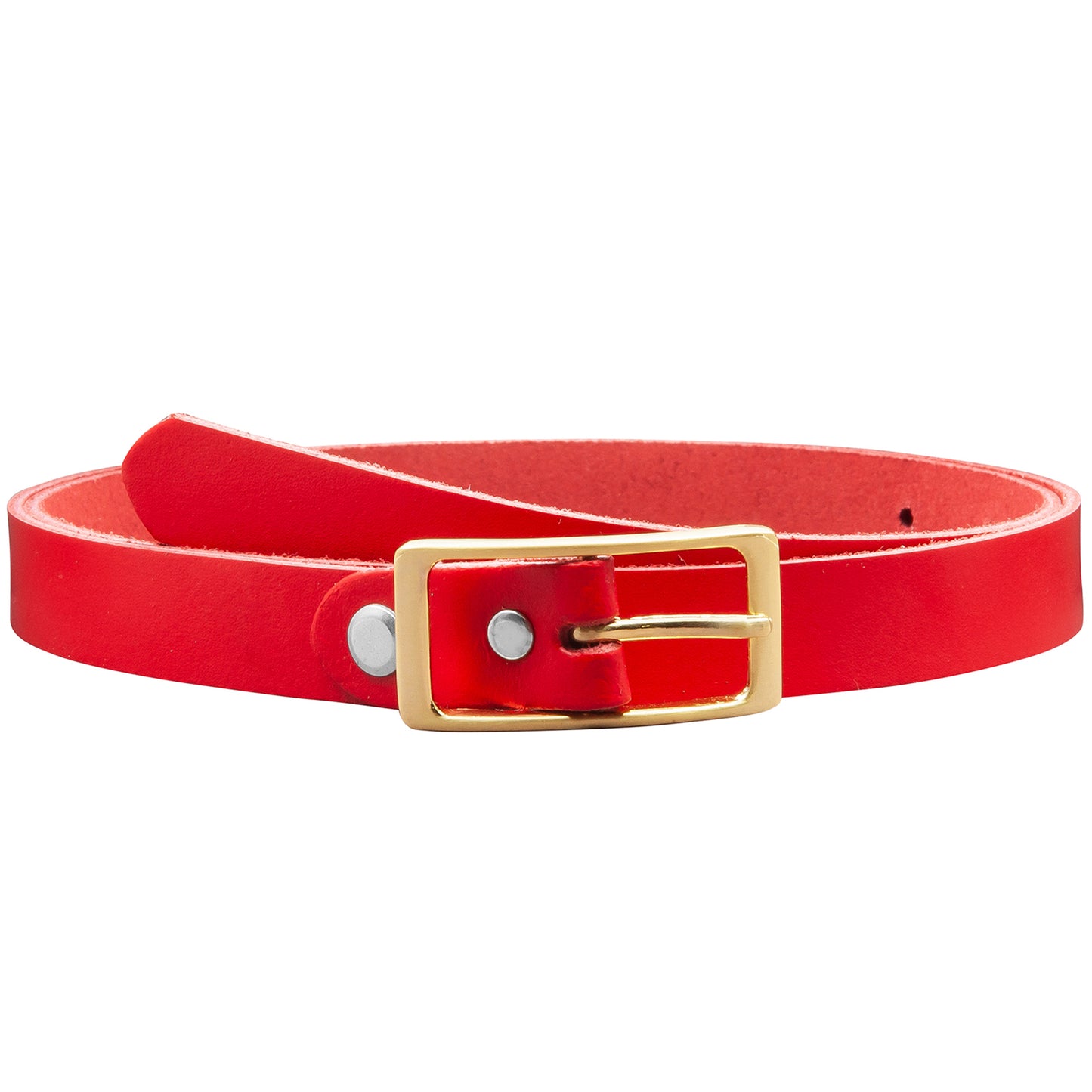 20 mm Gürtel Spaltleder Modell EH12-SL-Rot