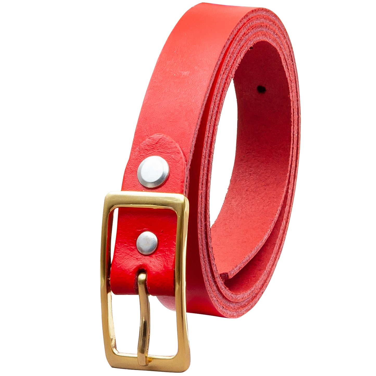 20 mm Gürtel Spaltleder Modell EH12-SL-Rot