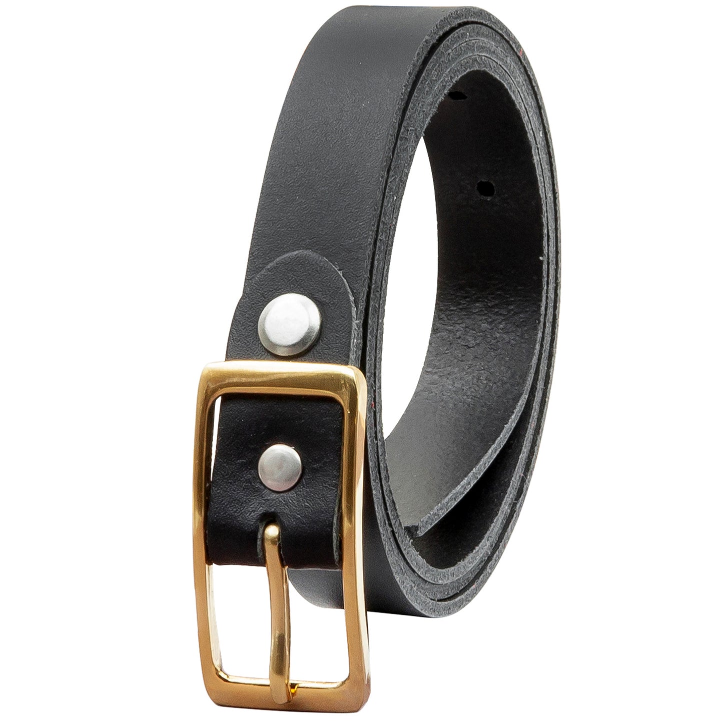 20 mm Gürtel Spaltleder Modell EH12-SL-Schwarz