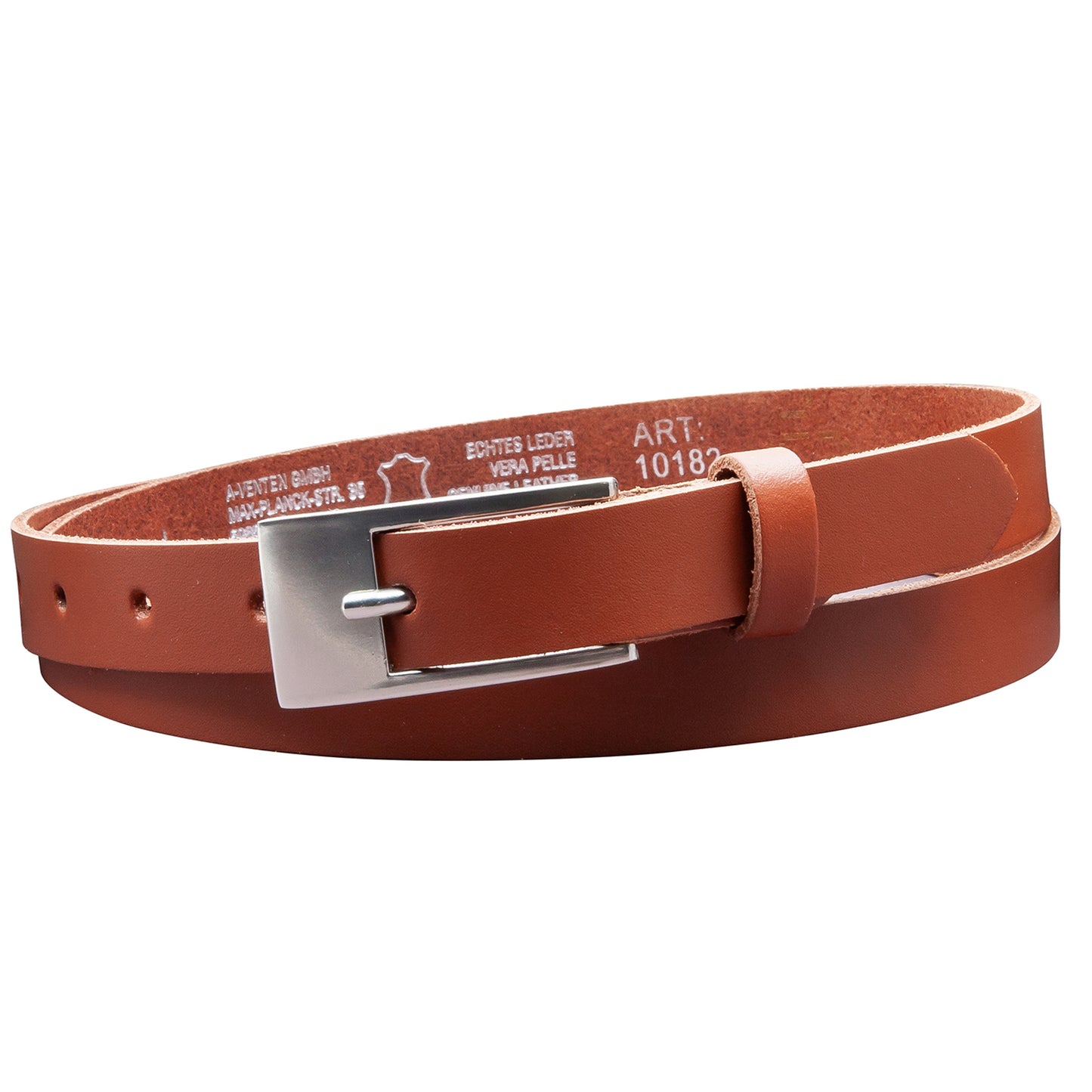 20 mm Gürtel Spaltleder Modell EH14-SL-Cognac