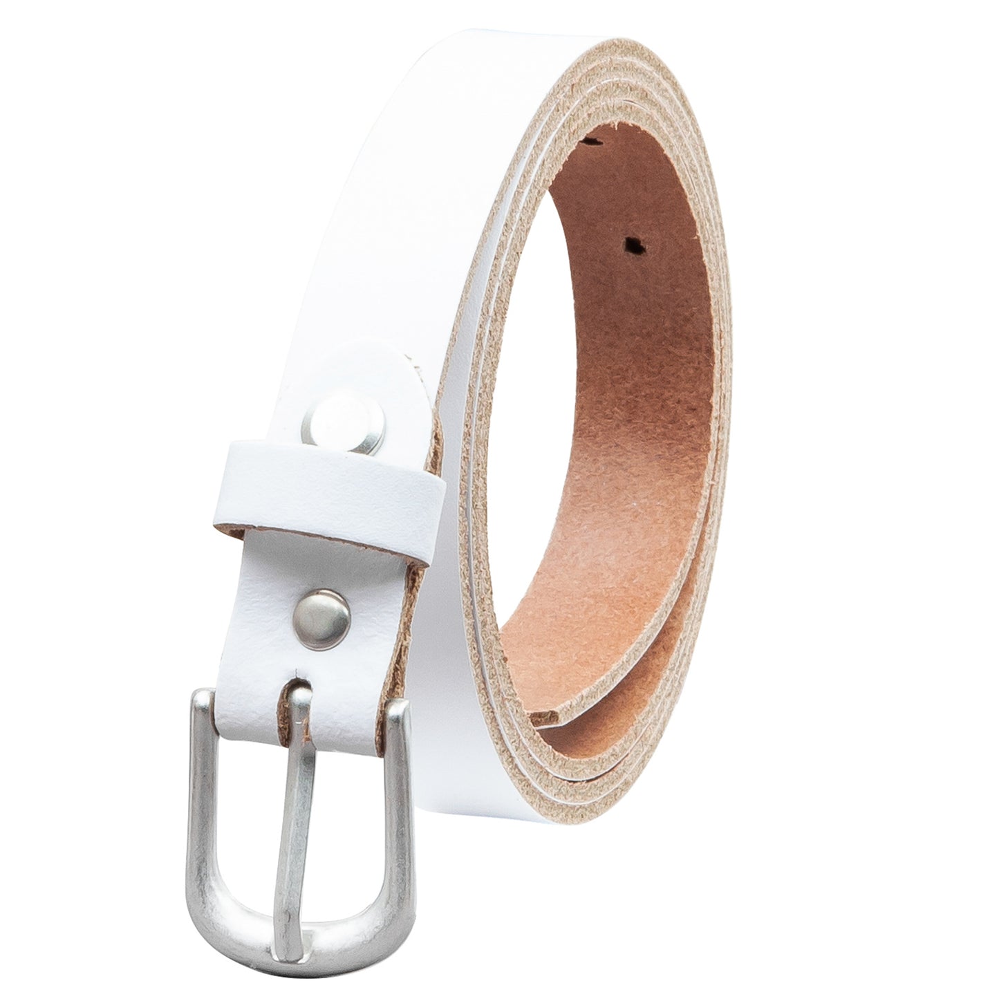 20 mm Gürtel Spaltleder Modell EH16-SL-Weiss