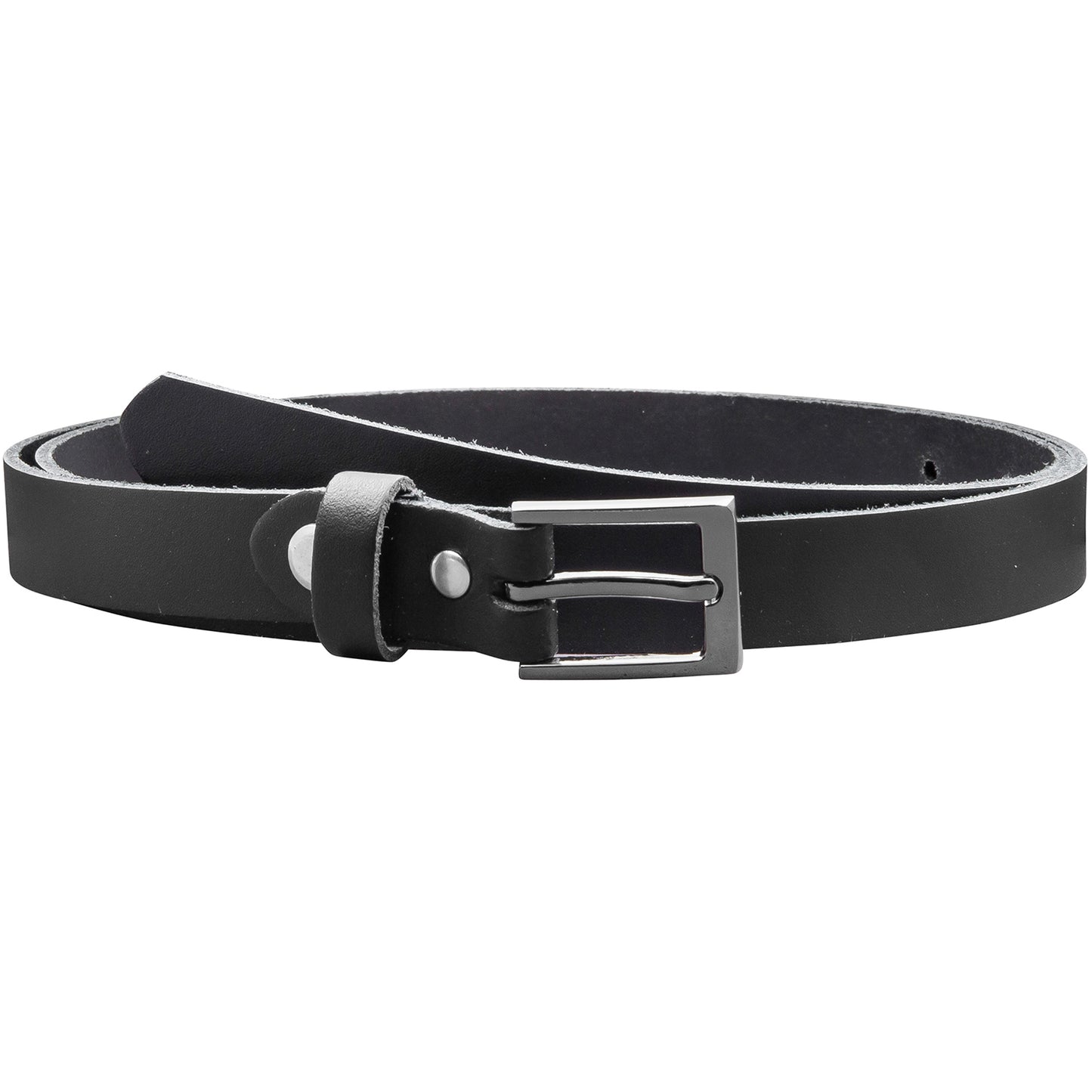 20 mm Gürtel Spaltleder Modell EH17-SL-Schwarz