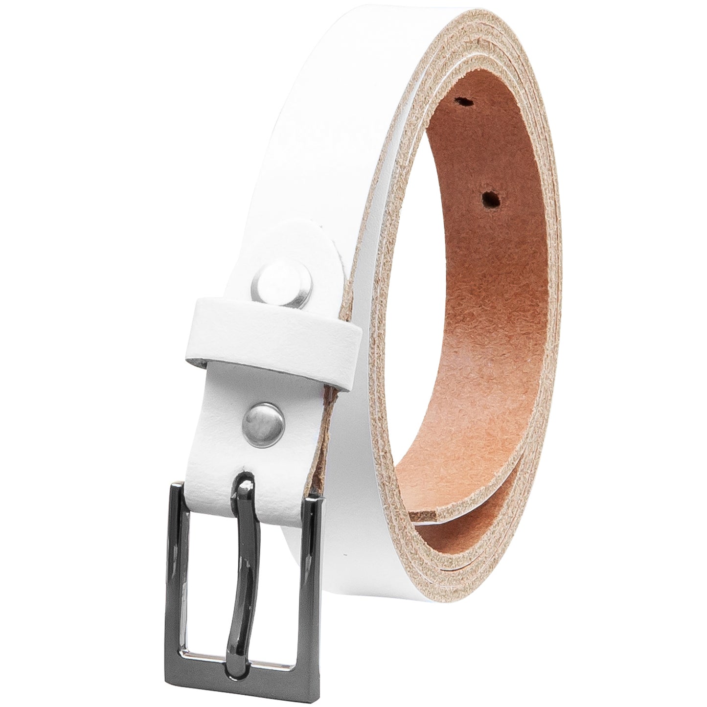 20 mm Gürtel Spaltleder Modell EH17-SL-Weiss