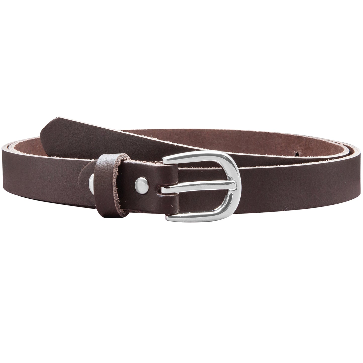 20 mm Gürtel Spaltleder Modell EH18-SL-Dunkelbraun