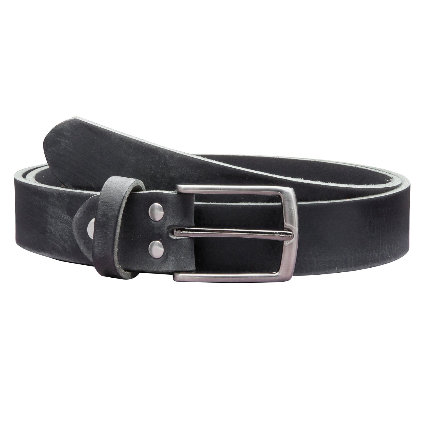 30 mm Gürtel Geschliffenes Leder Modell EH310-GE-Schwarz