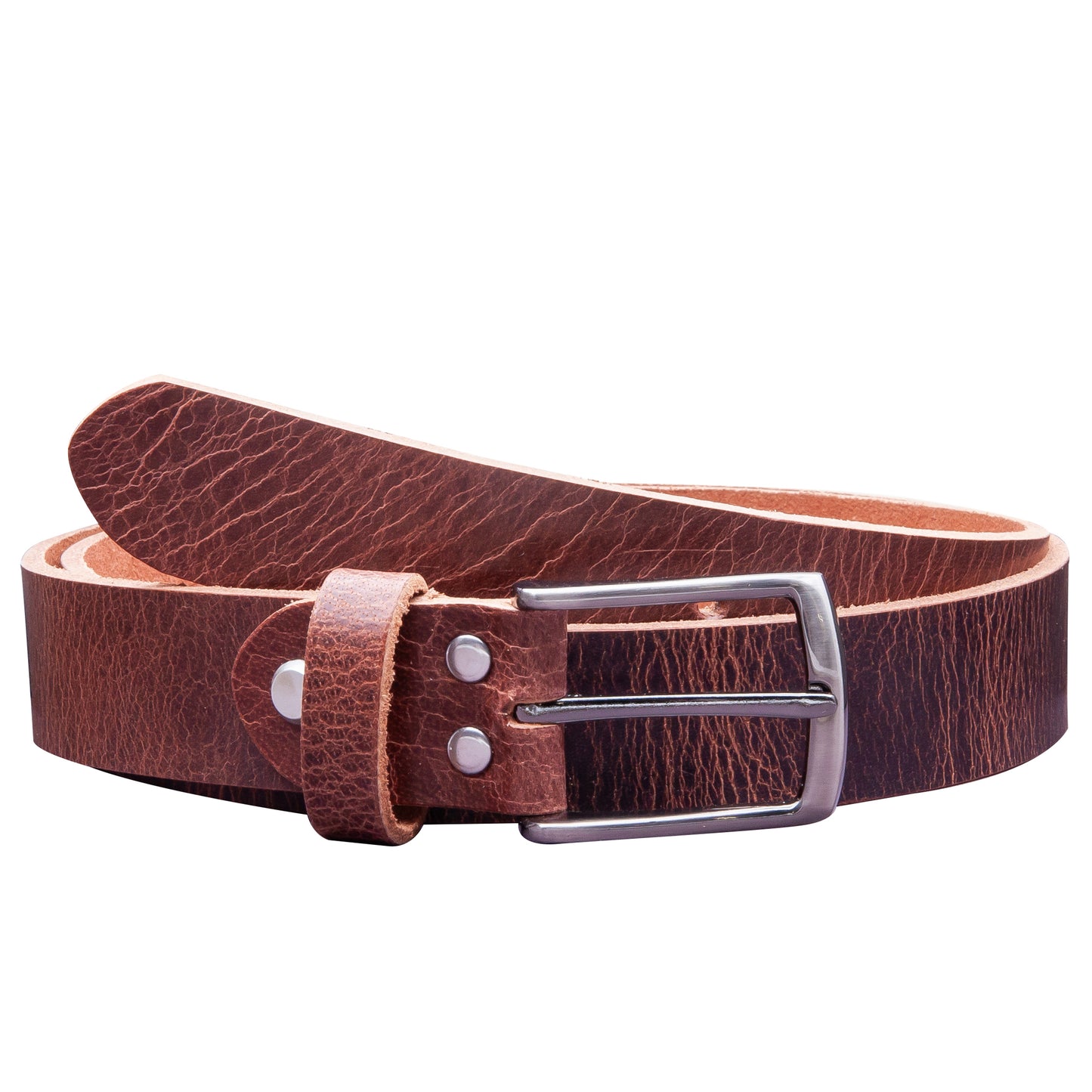 30 mm Gürtel Rustikales Leder Modell EH310-RL-Dunkelbraun