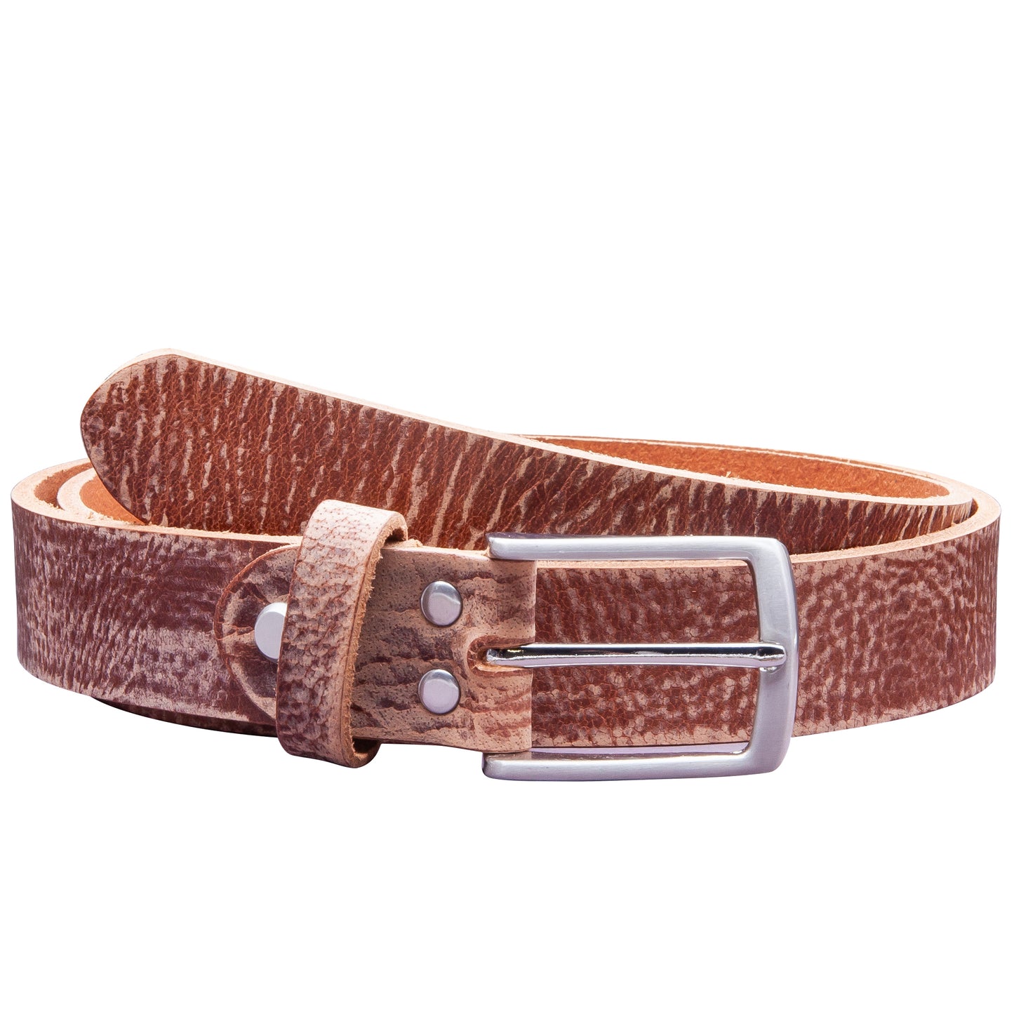 30 mm Gürtel Geschliffenes Leder Modell EH311-GE-Rustikal