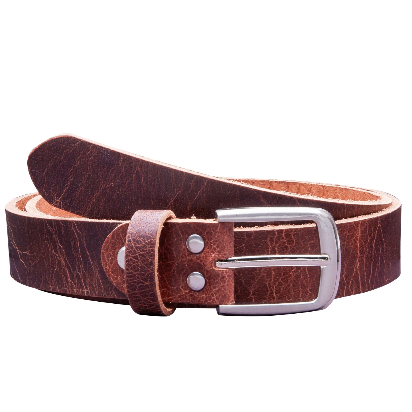 30 mm Gürtel Rustikales Leder Modell EH315-RL-Dunkelbraun