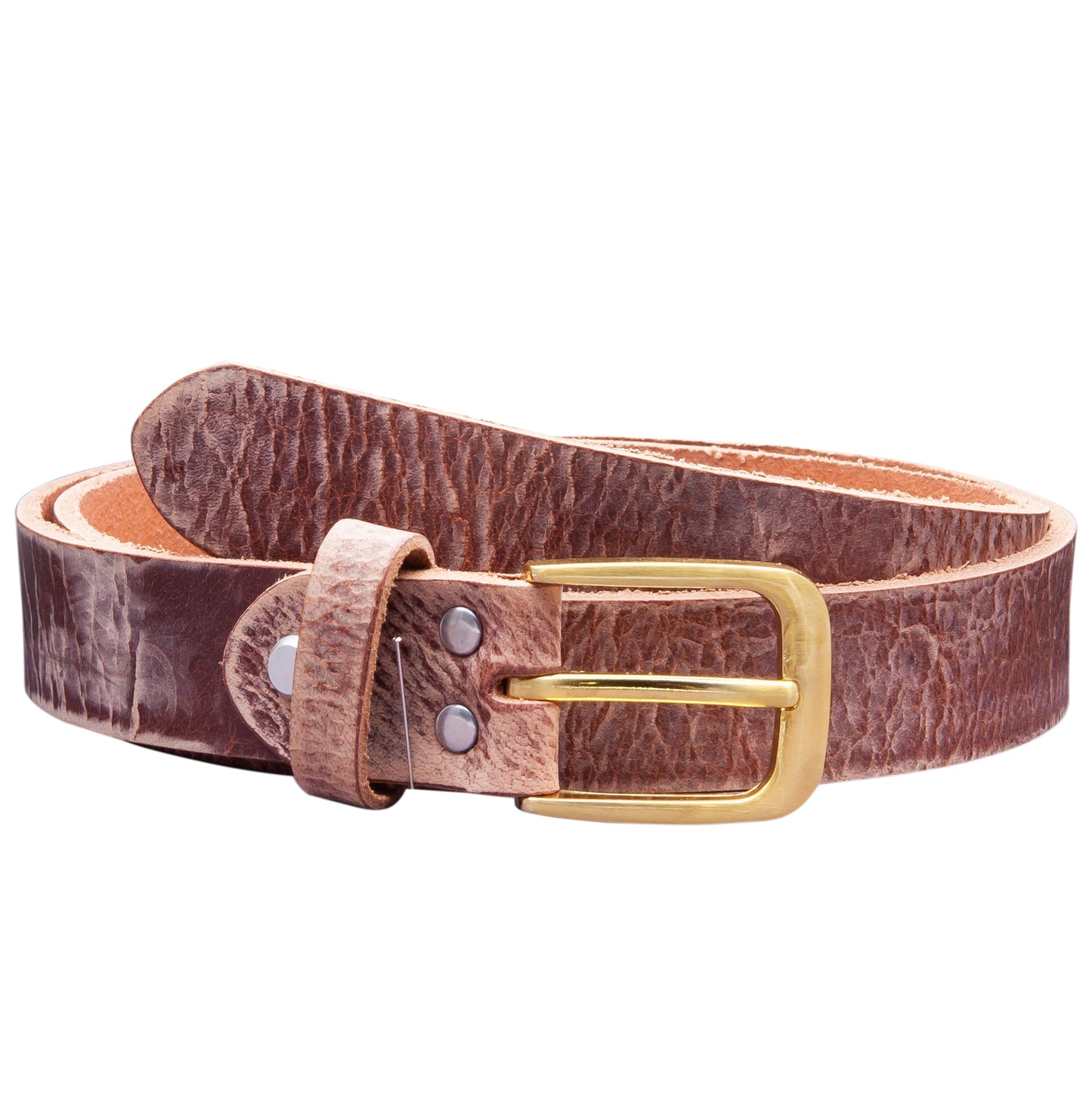 30 mm Gürtel Geschliffenes Leder Modell EH316-GE-Rustikal
