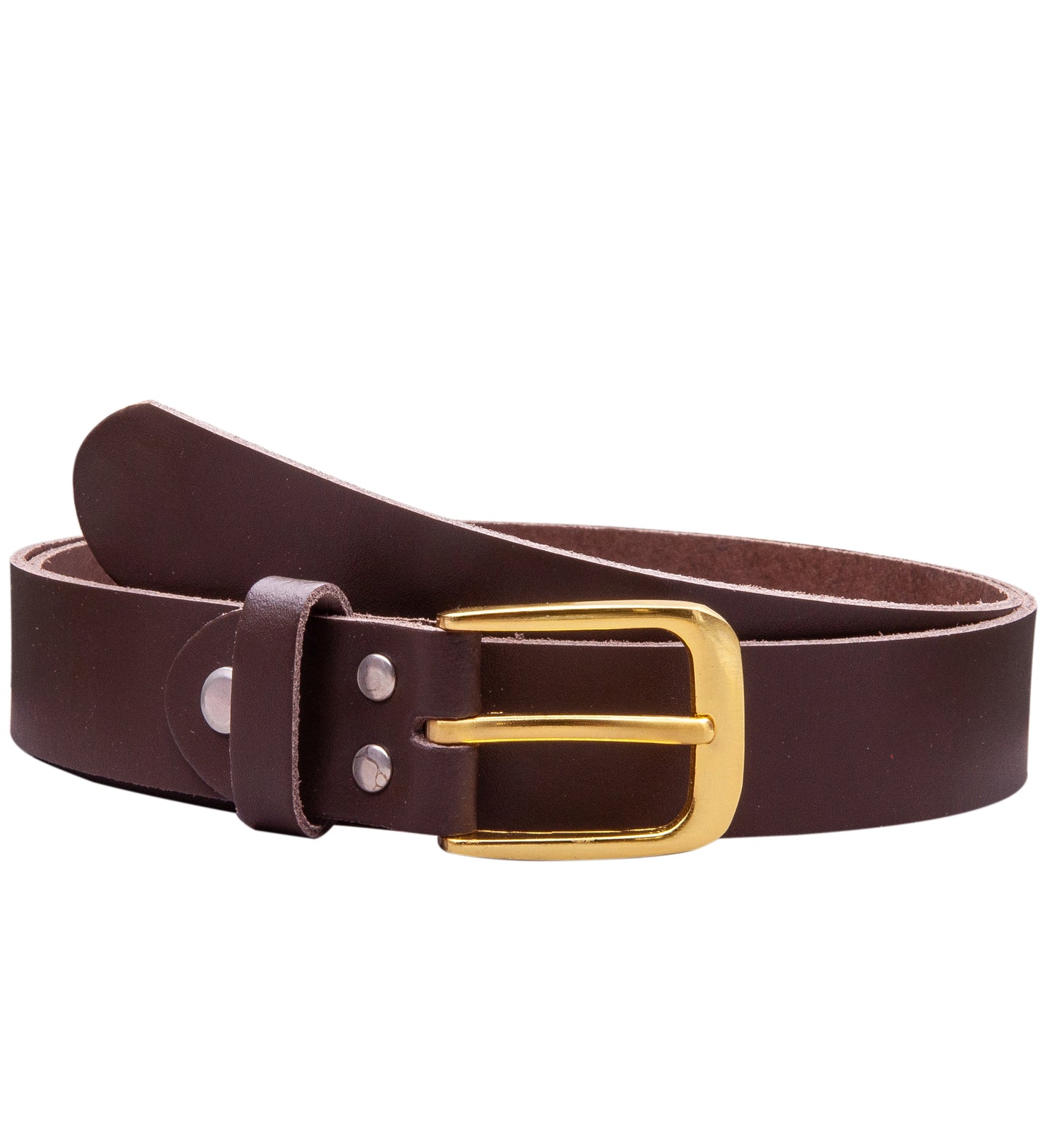 30 mm Gürtel Spaltleder Modell EH316-SL-Dunkelbraun