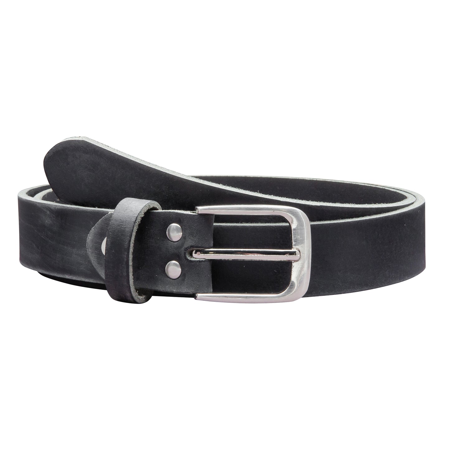 30 mm Gürtel Geschliffenes Leder Modell EH317-GE-Schwarz