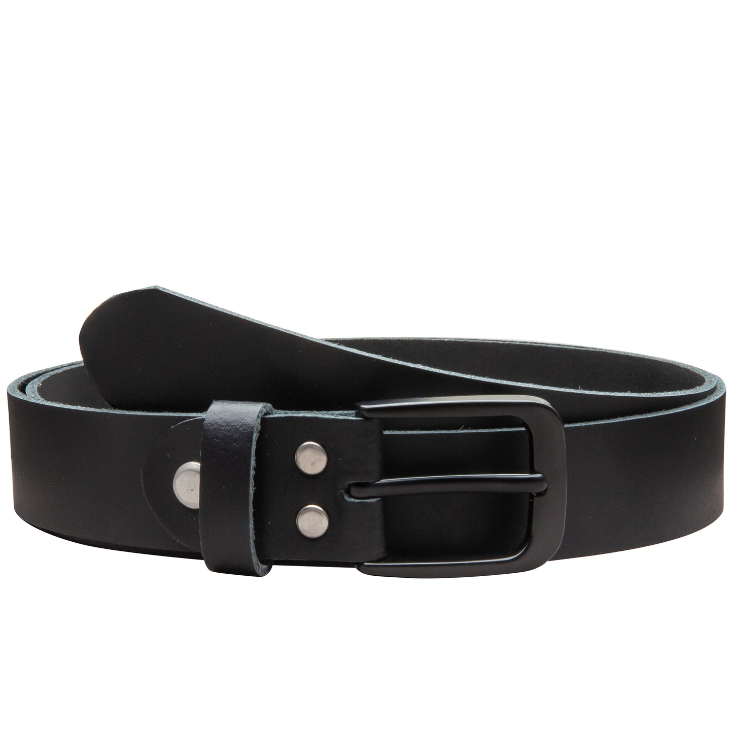 30 mm Gürtel Spaltleder Modell EH318-SL-Schwarz