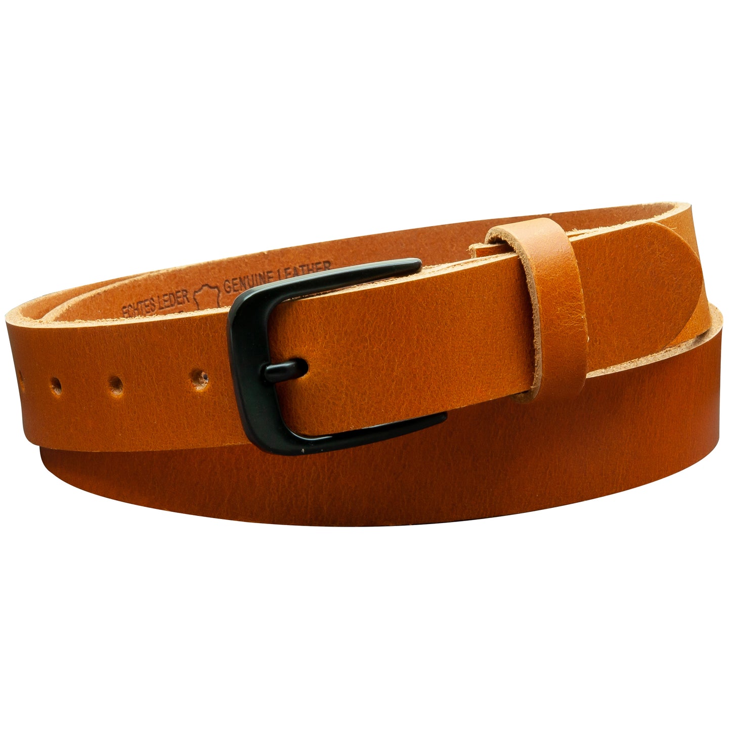 30 mm Gürtel Vollleder Modell EH318-VL-Cognac