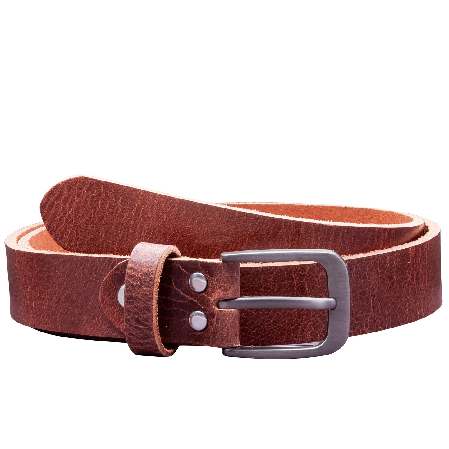 30 mm Gürtel Rustikales Leder Modell EH319-RL-Dunkelbraun