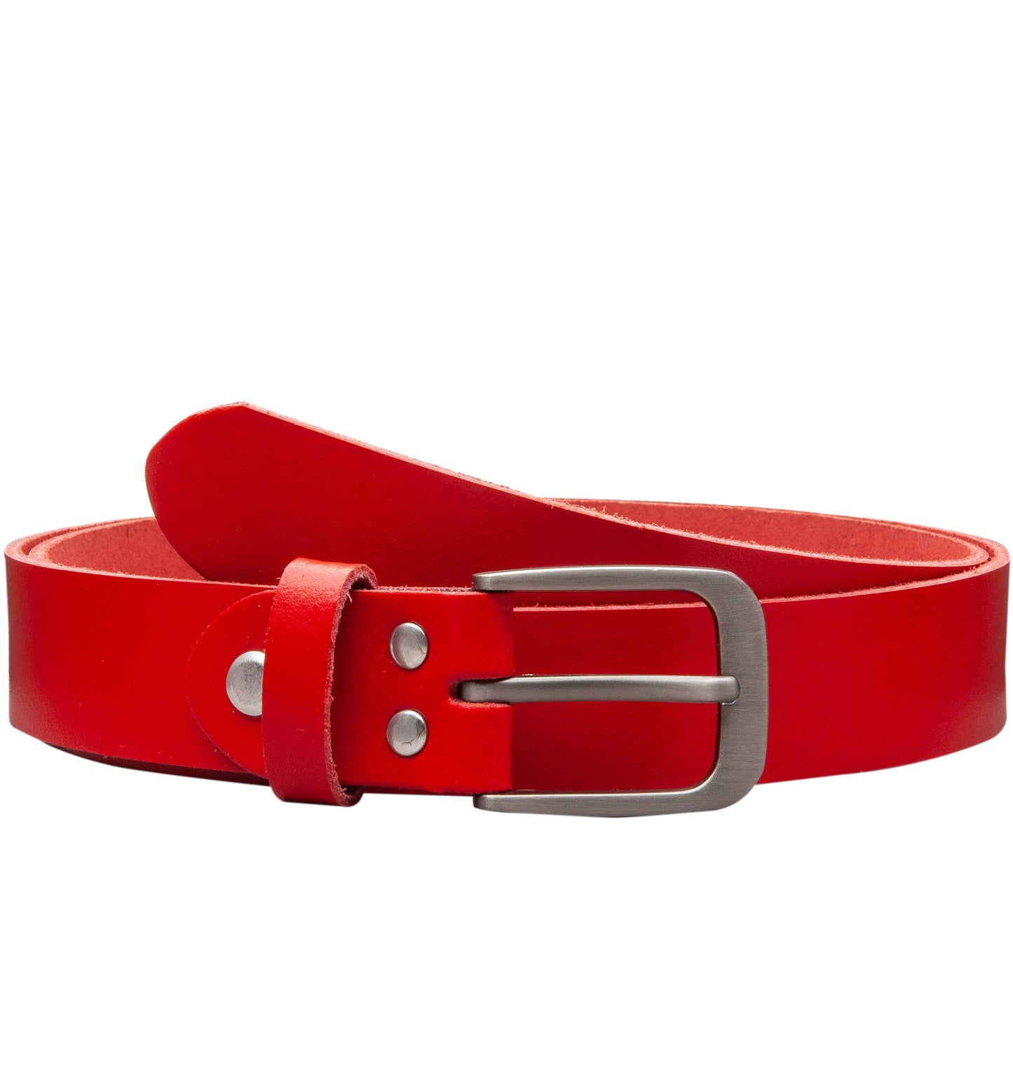 30 mm Gürtel Spaltleder Modell EH319-SL-Rot