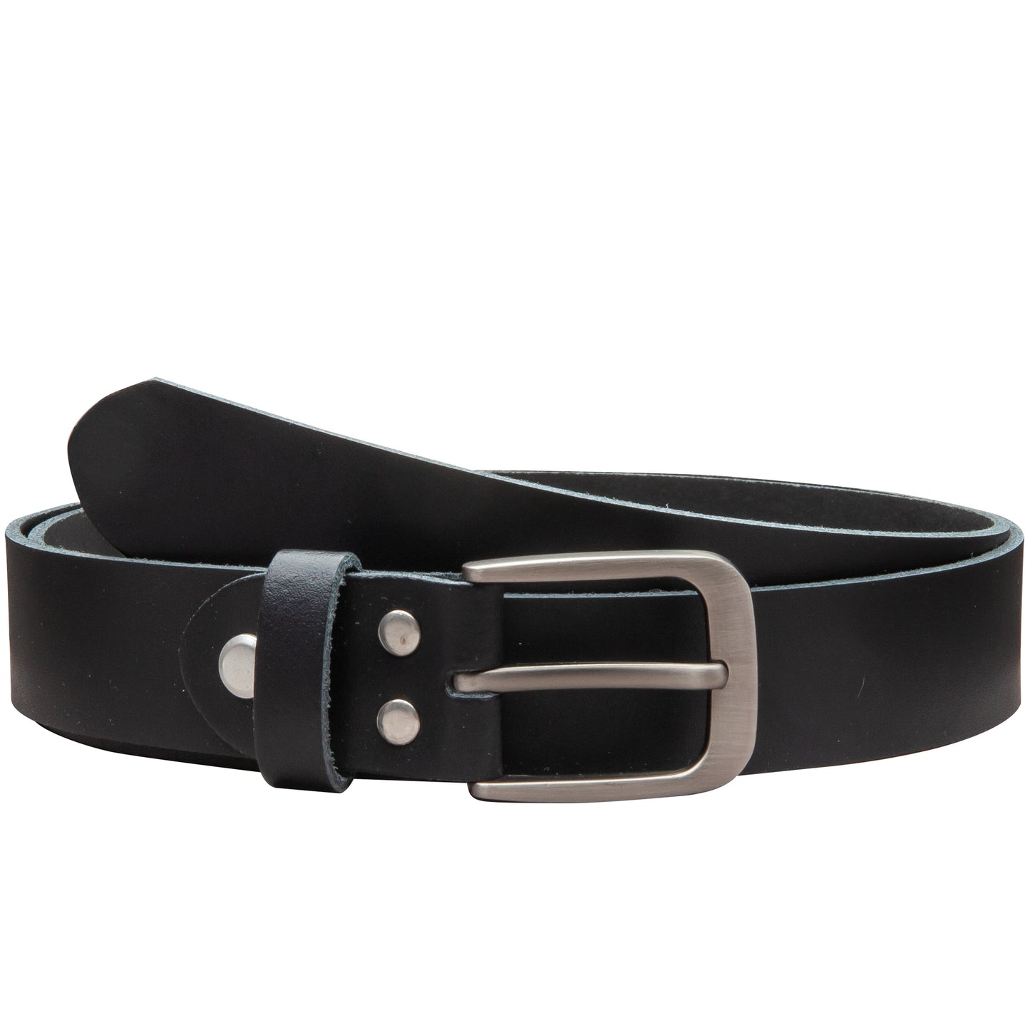 30 mm Gürtel Spaltleder Modell EH319-SL-Schwarz
