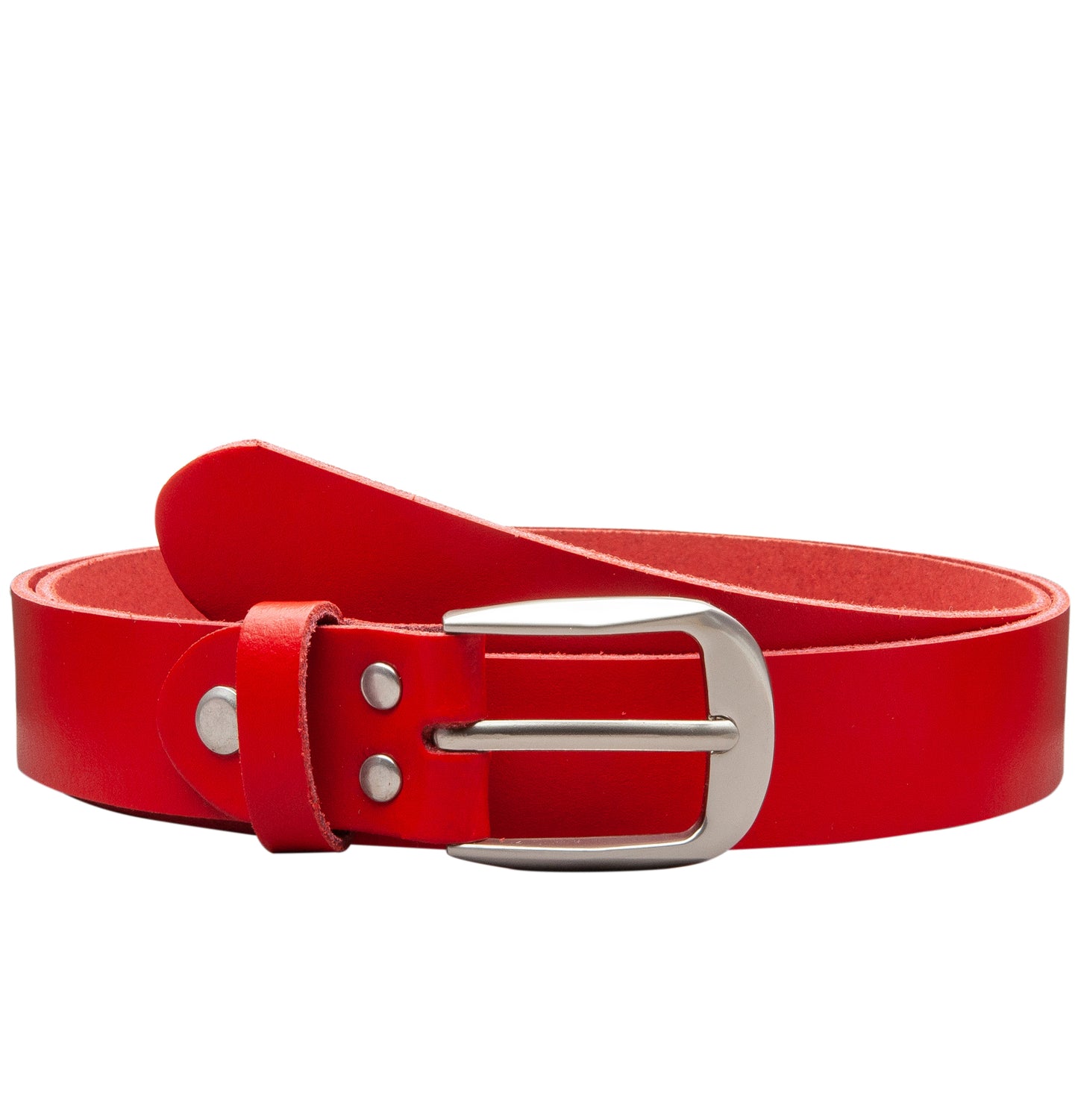 30 mm Gürtel Spaltleder Modell EH32-SL-Rot