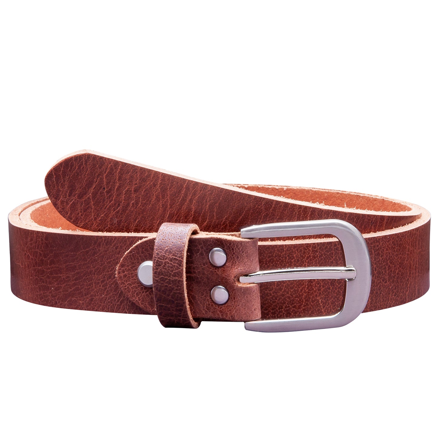 30 mm Gürtel Rustikales Leder Modell EH323-RL-Dunkelbraun