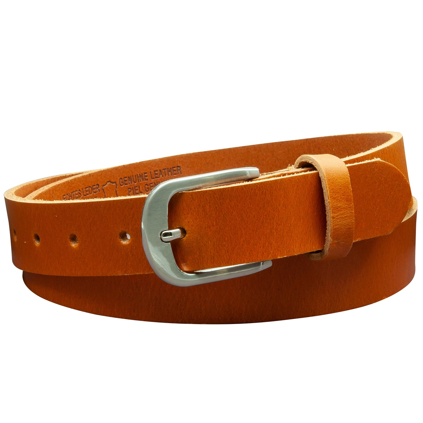30 mm Gürtel Vollleder Modell EH323-VL-Cognac