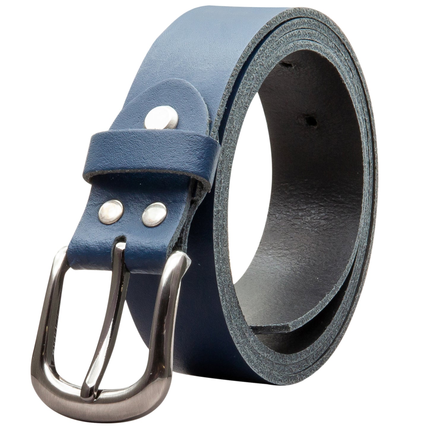 30 mm Gürtel Spaltleder Modell EH324-SL-Dunkelblau