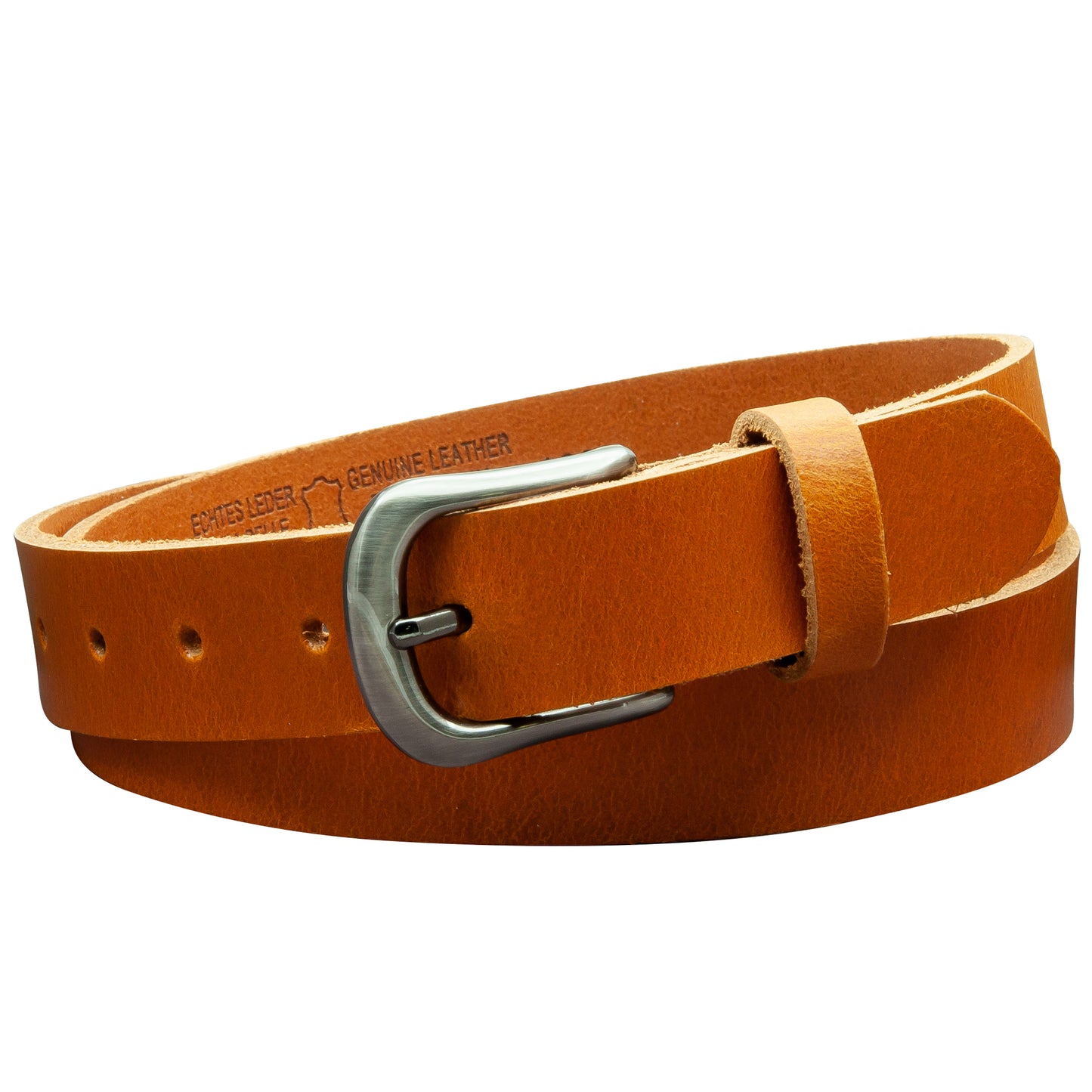 30 mm Gürtel Vollleder Modell EH324-VL-Cognac