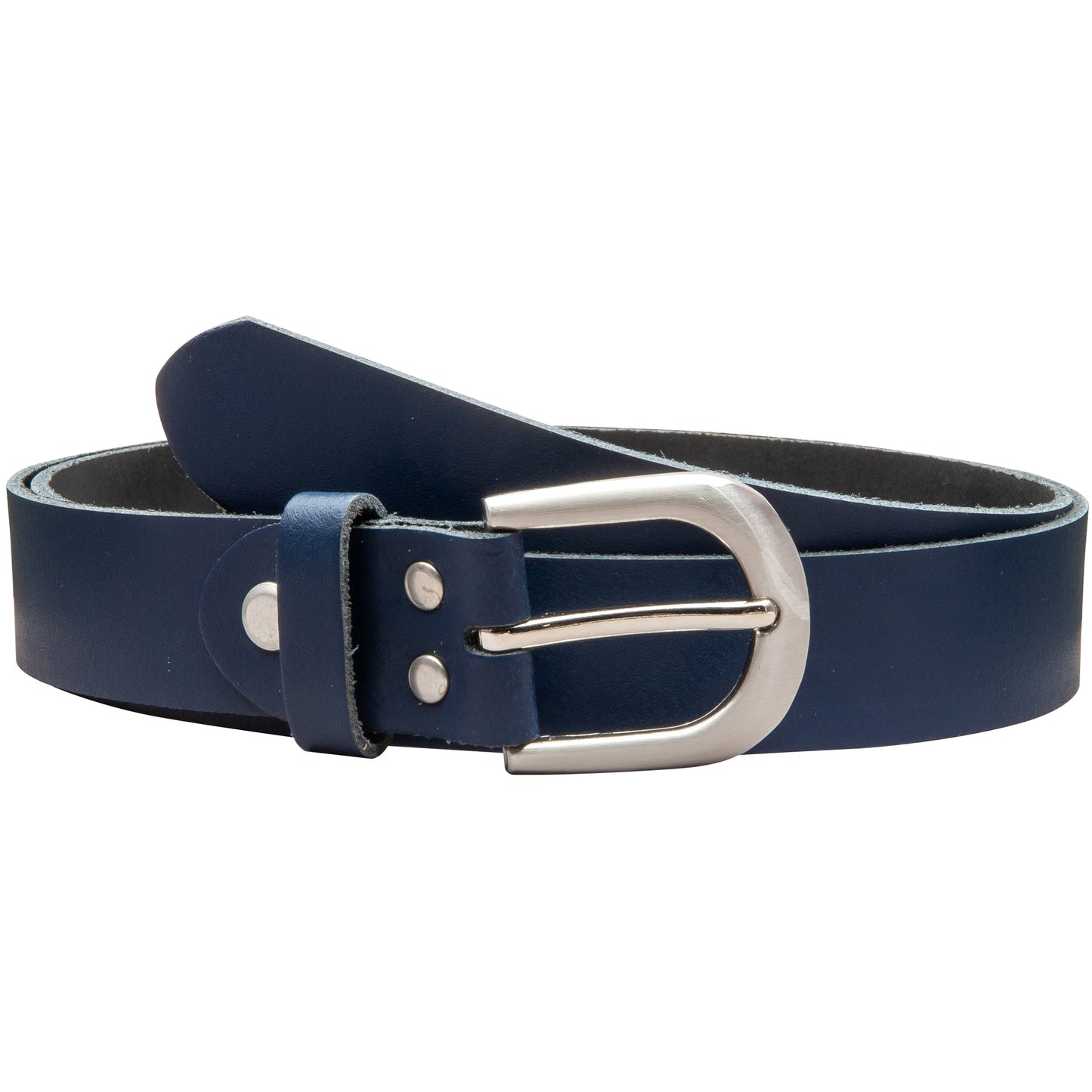 30 mm Gürtel Spaltleder Modell EH38-SL-Dunkelblau
