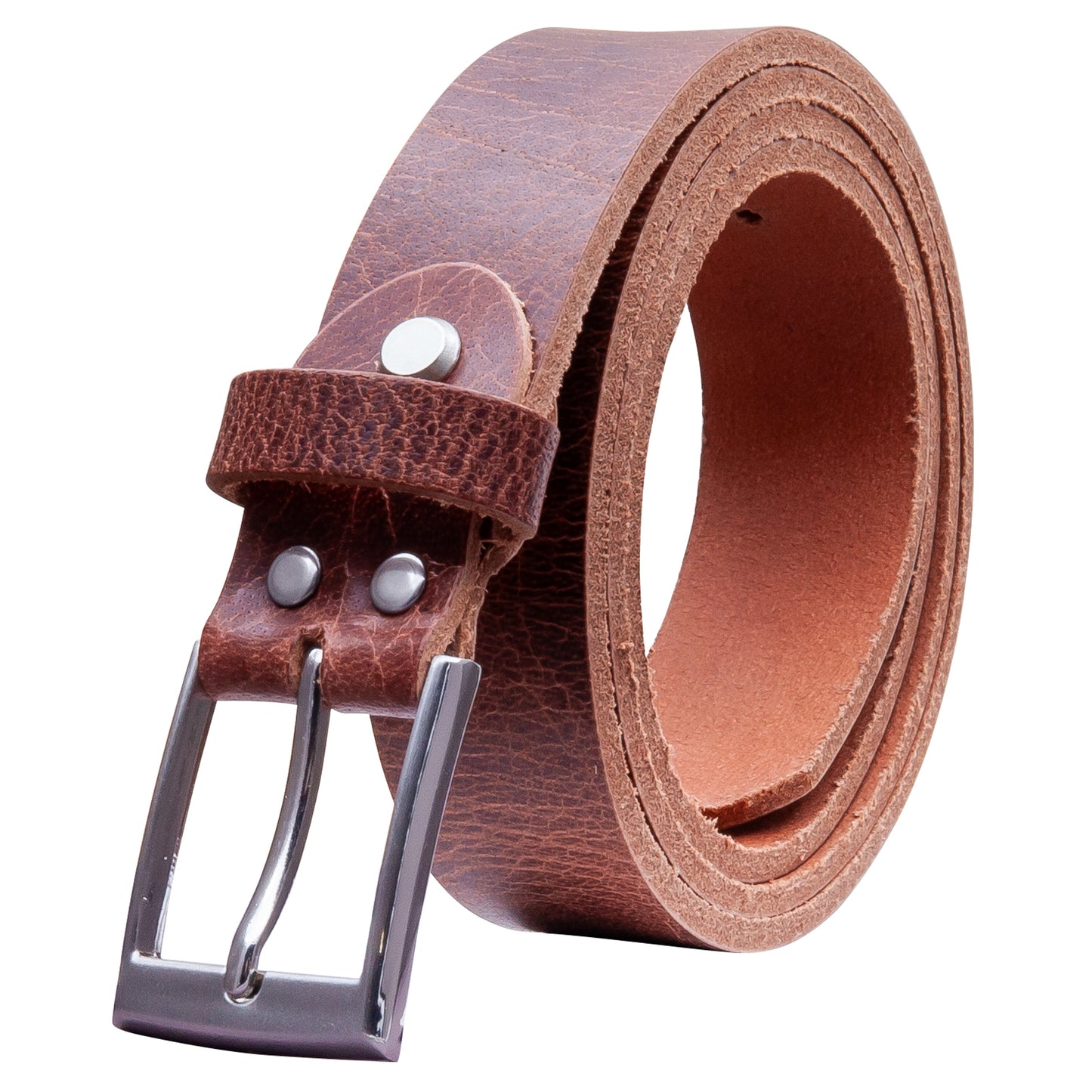 30 mm Gürtel Rustikales Leder Modell EH39-RL-Dunkelbraun