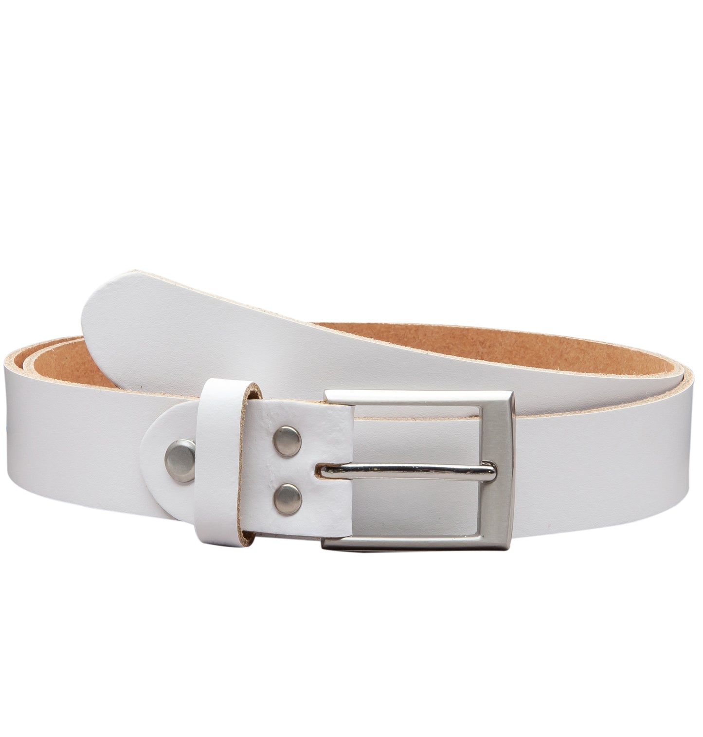 30 mm Gürtel Spaltleder Modell EH39-SL-Weiss