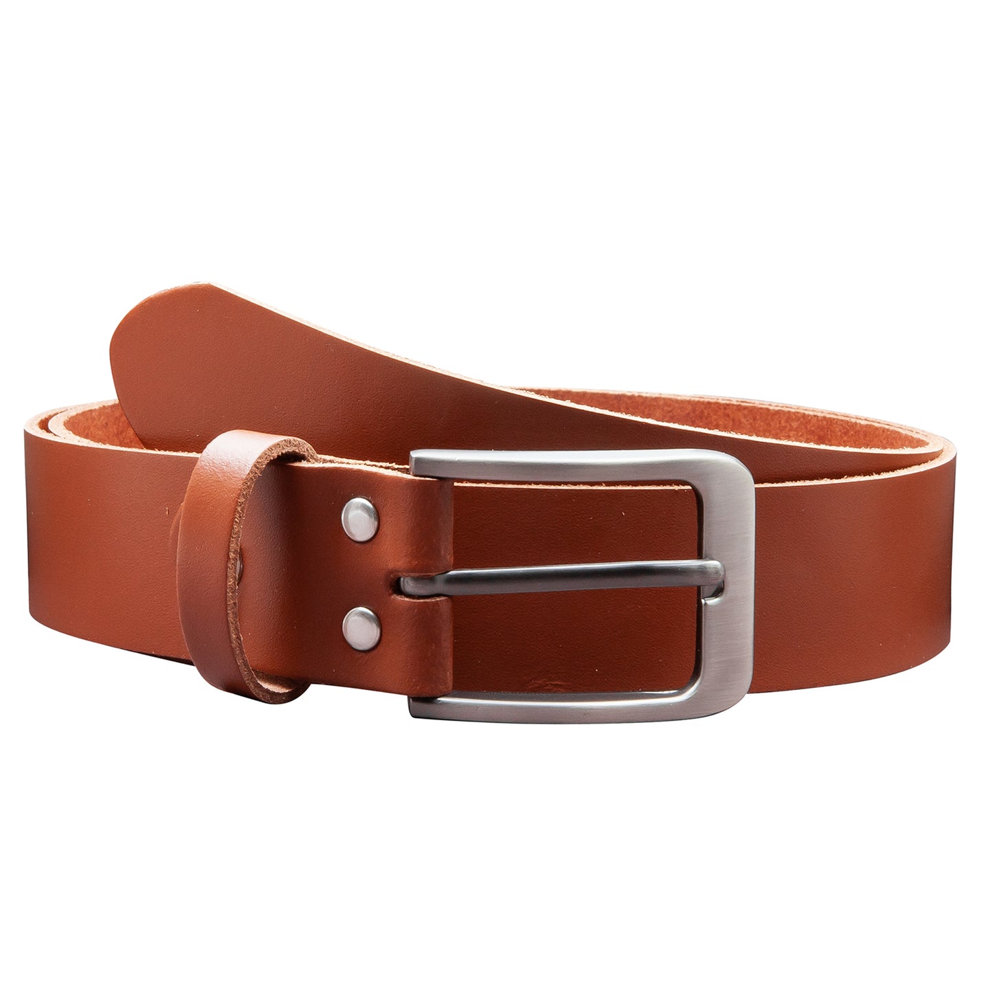 35 mm Gürtel Spaltleder Modell EH411-SL-Cognac