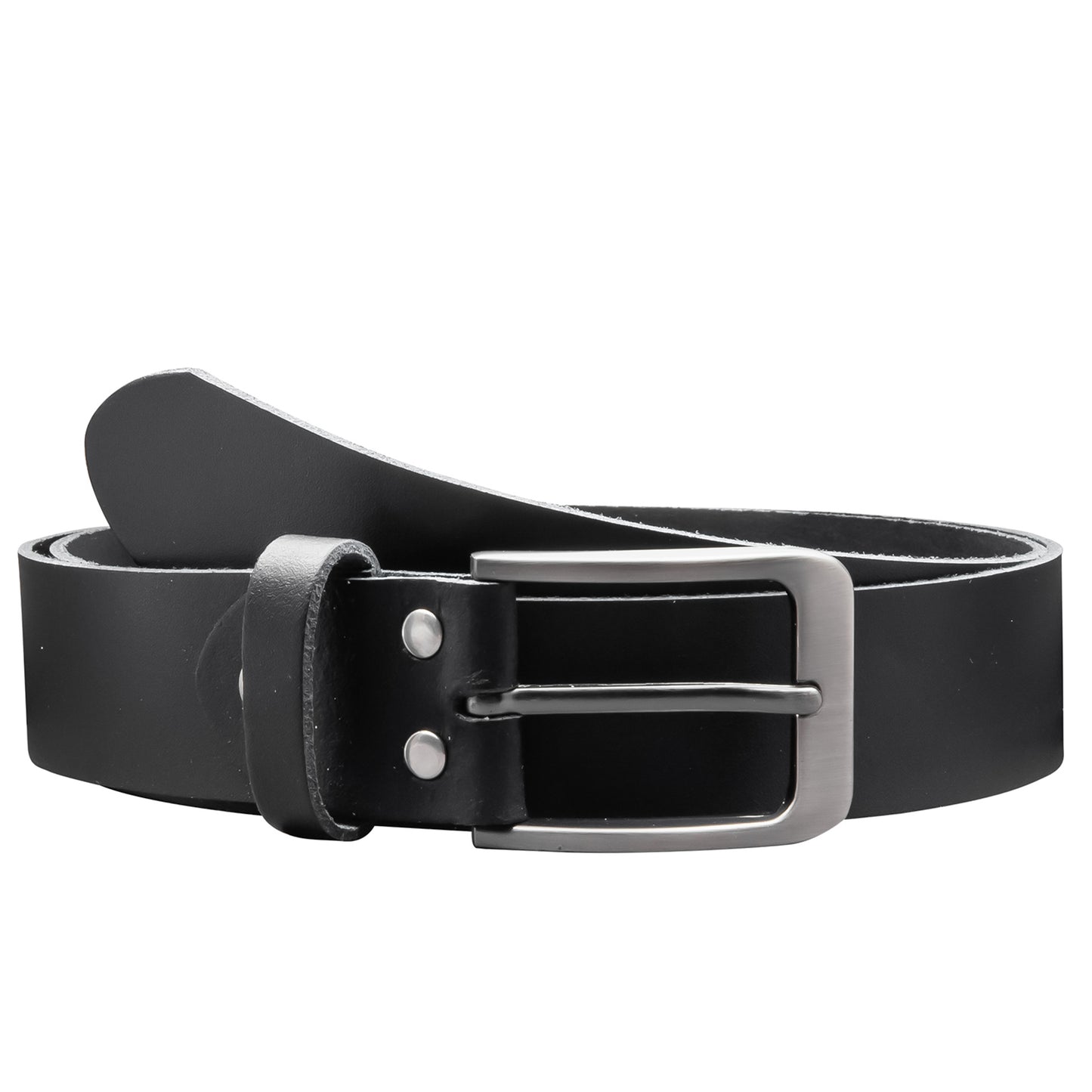 35 mm Gürtel Spaltleder Modell EH411-SL-Schwarz