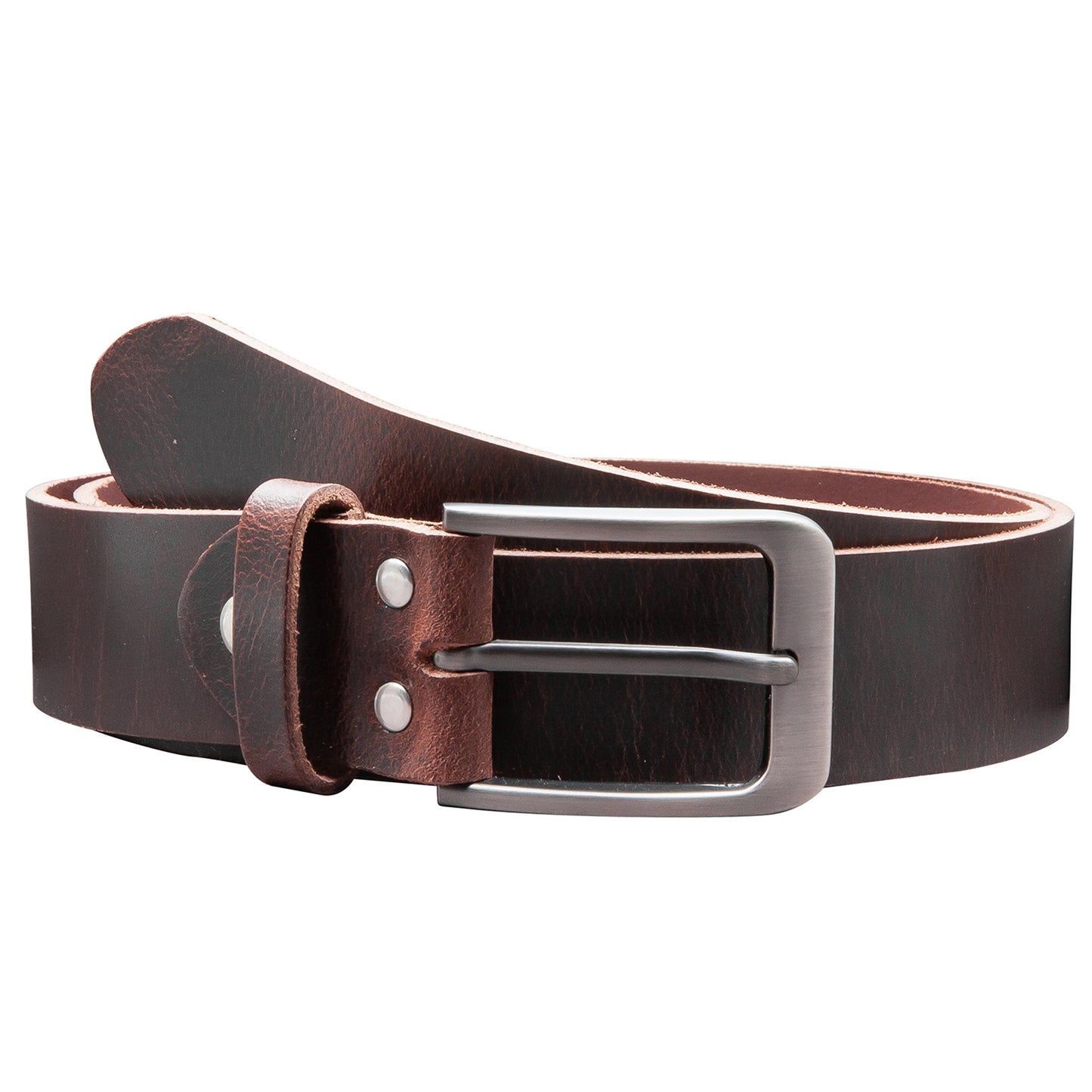 35 mm Gürtel Vollleder Modell EH411-VL-Dunkelbraun