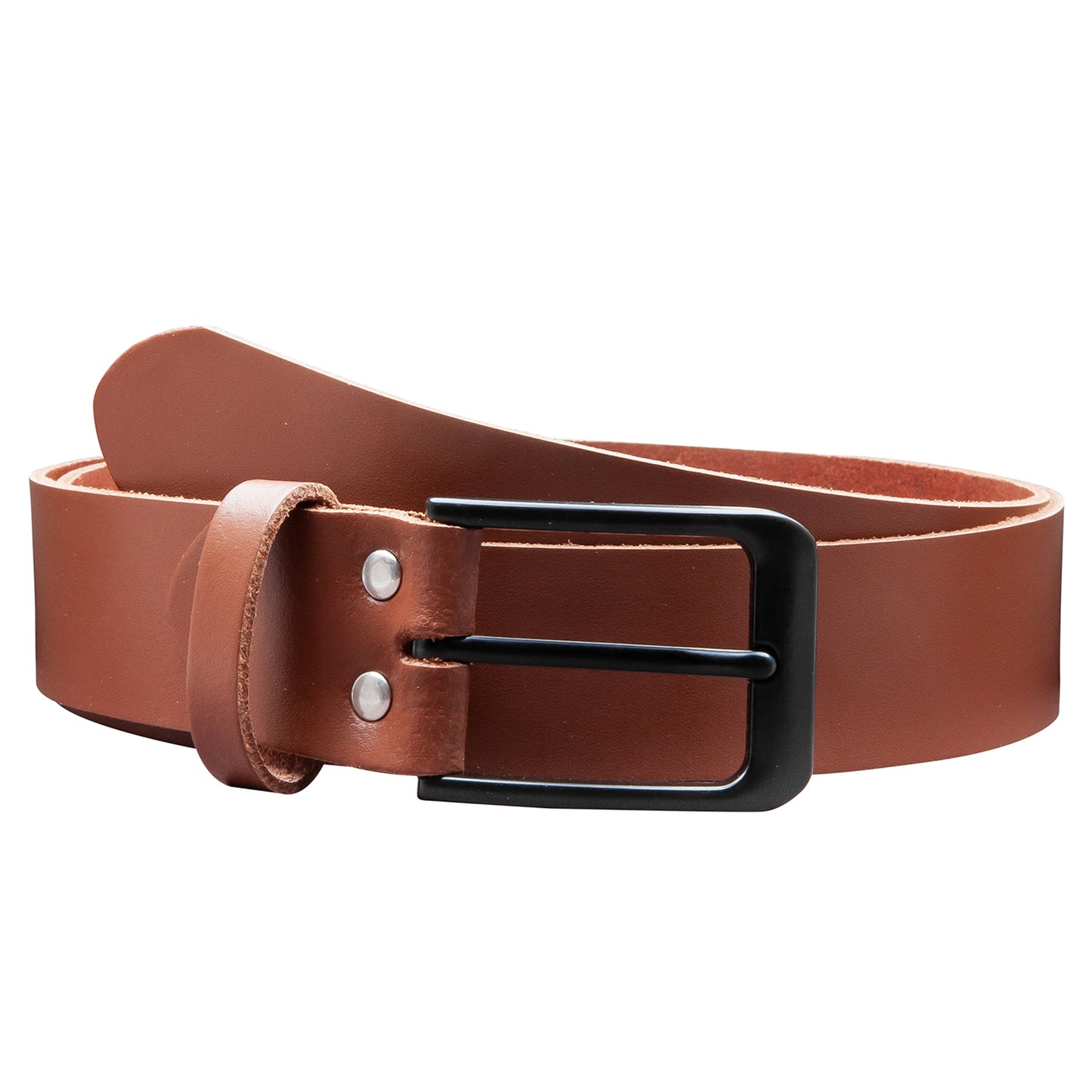 35 mm Gürtel Spaltleder Modell EH412-SL-Hellbraun