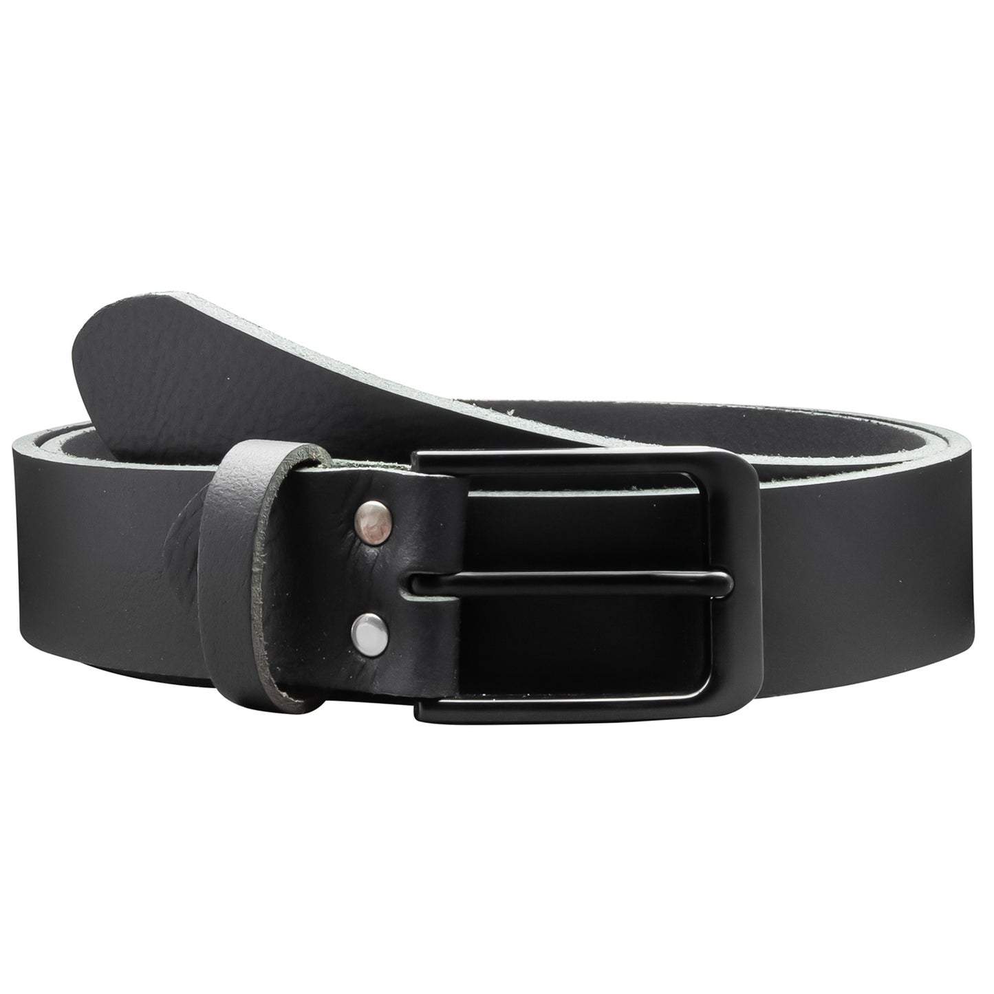 35 mm Gürtel Vollleder Modell EH412-VL-Schwarz