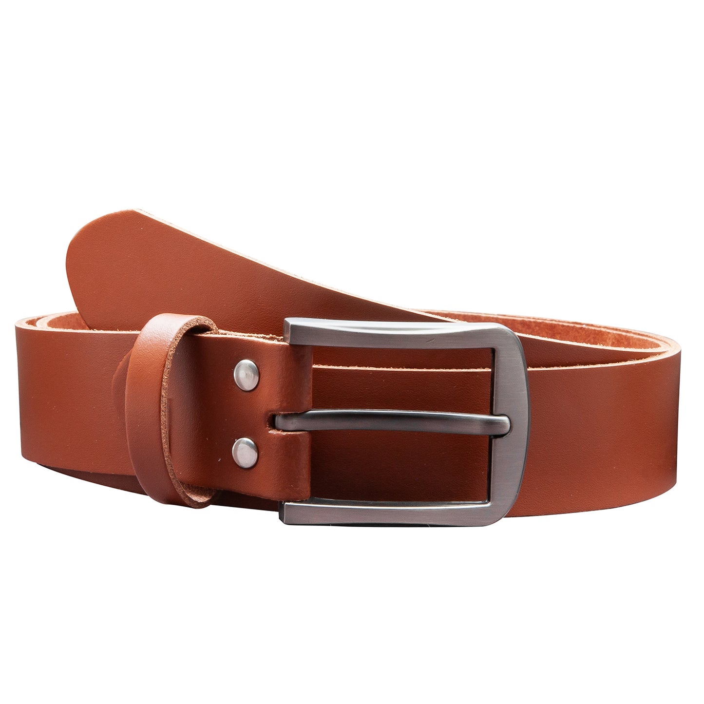 35 mm Gürtel Spaltleder Modell EH416-SL-Cognac