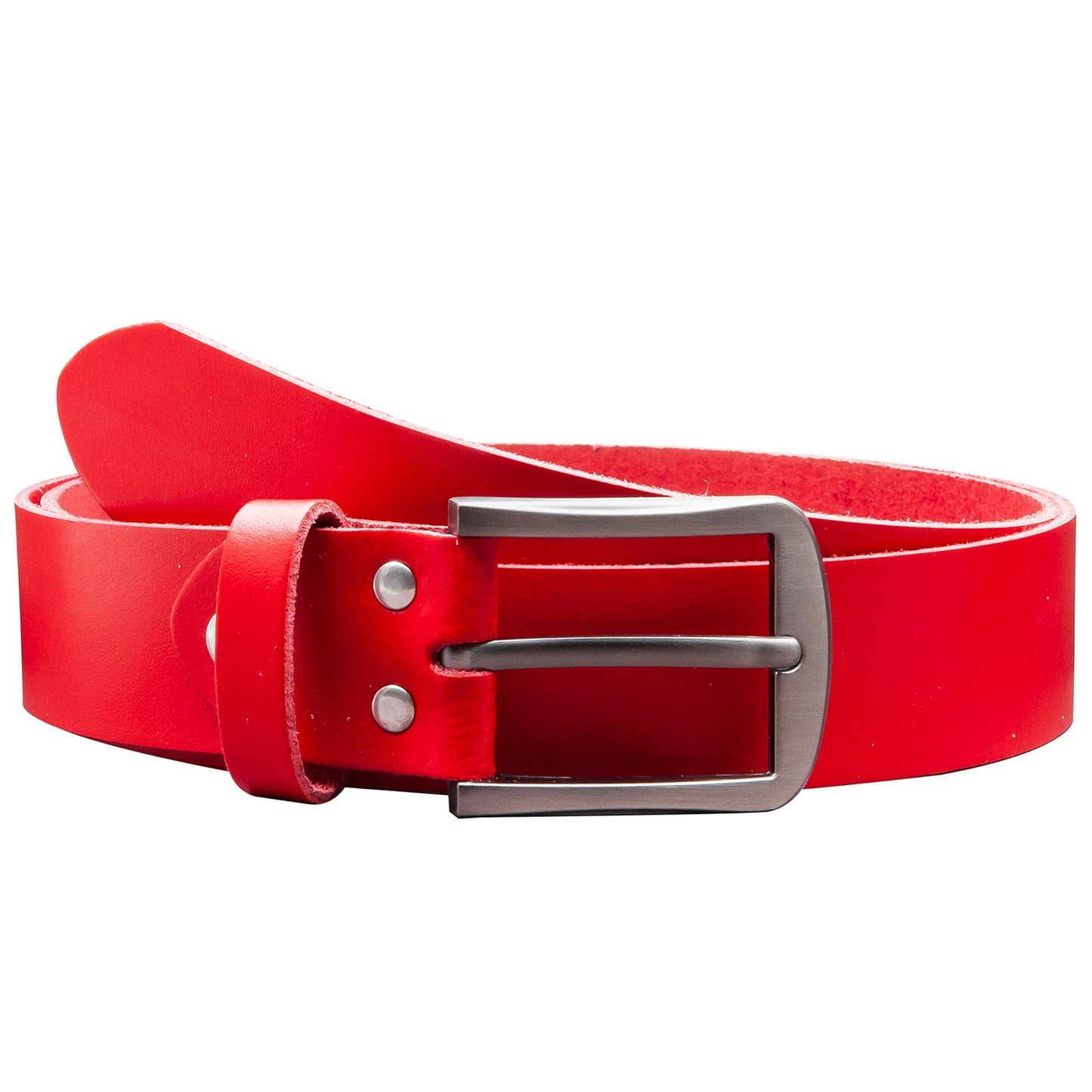 35 mm Gürtel Spaltleder Modell EH416-SL-Rot