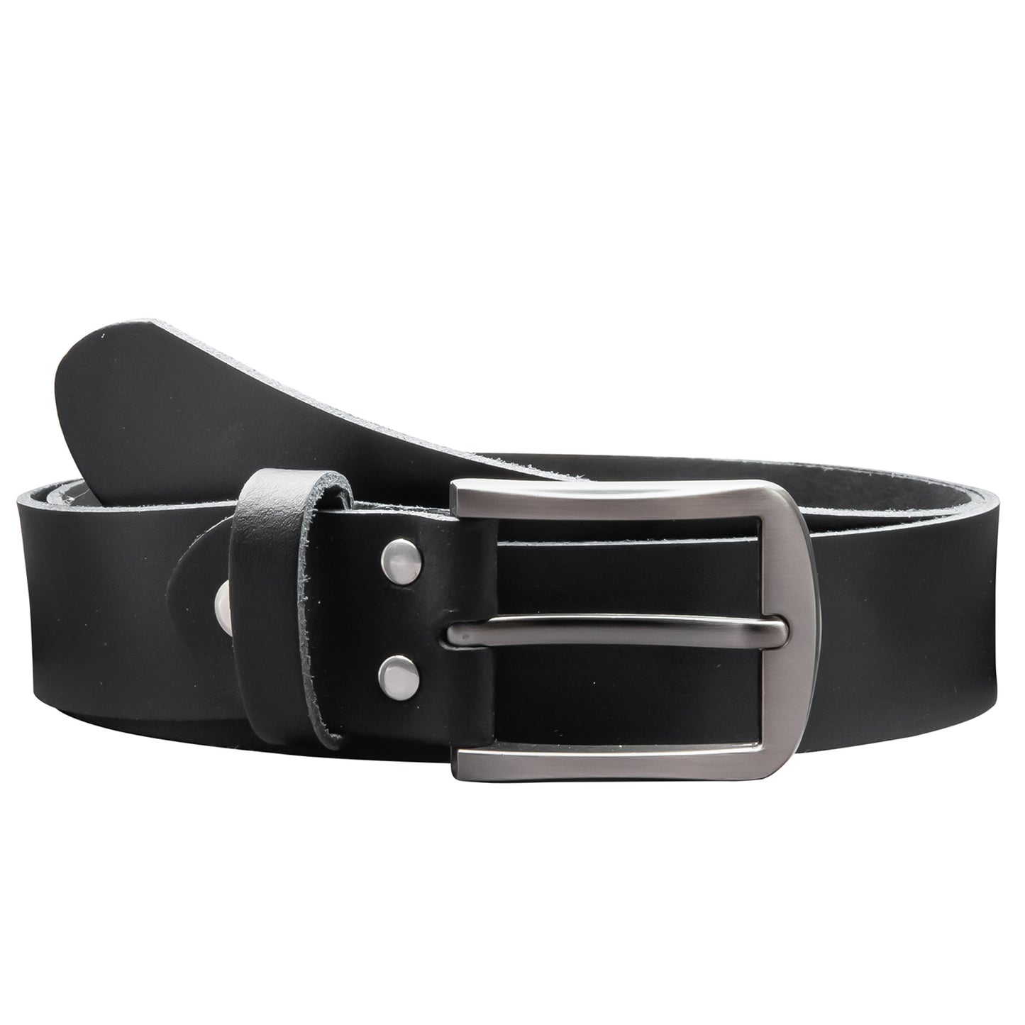 35 mm Gürtel Spaltleder Modell EH416-SL-Schwarz