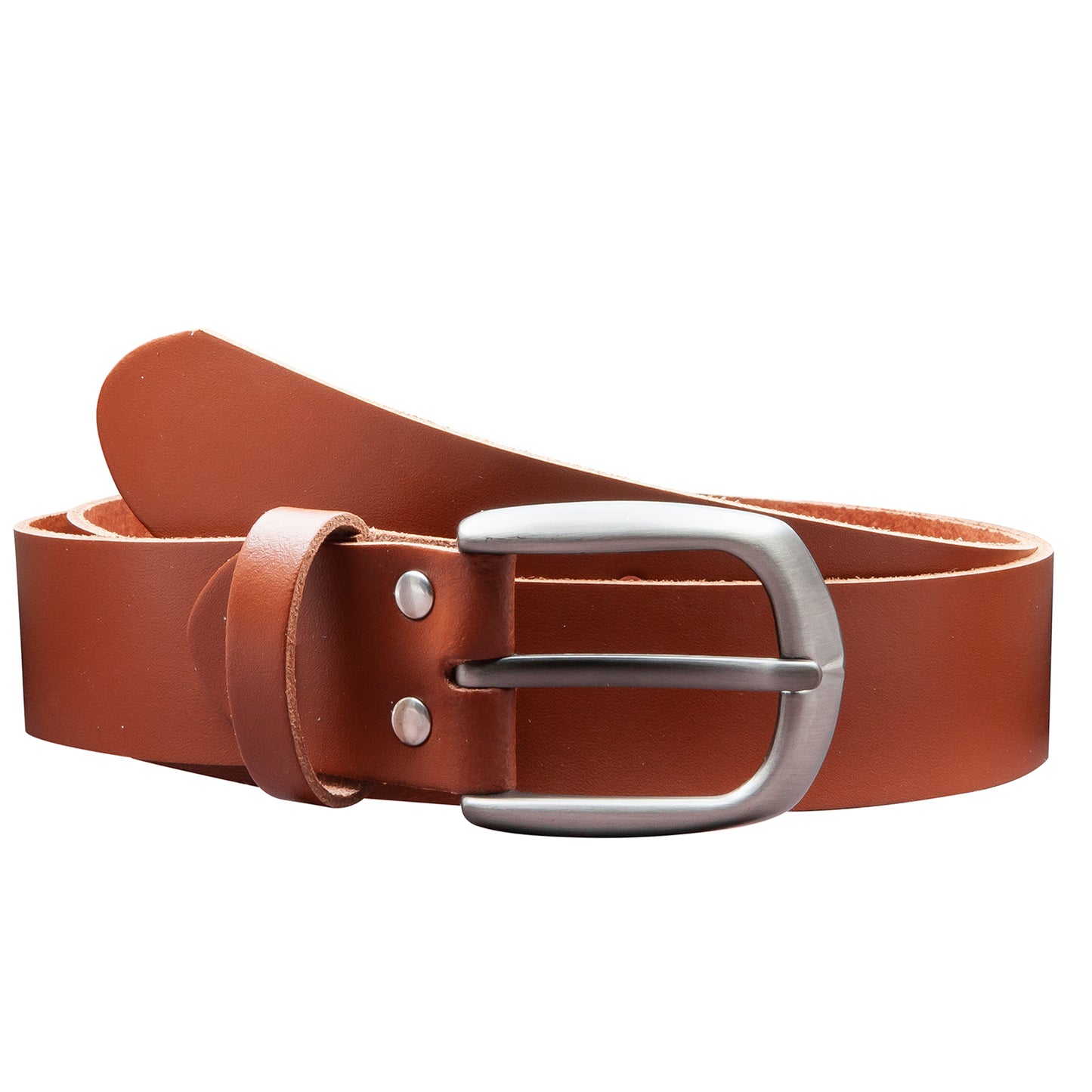 35 mm Gürtel Spaltleder Modell EH417-SL-Cognac