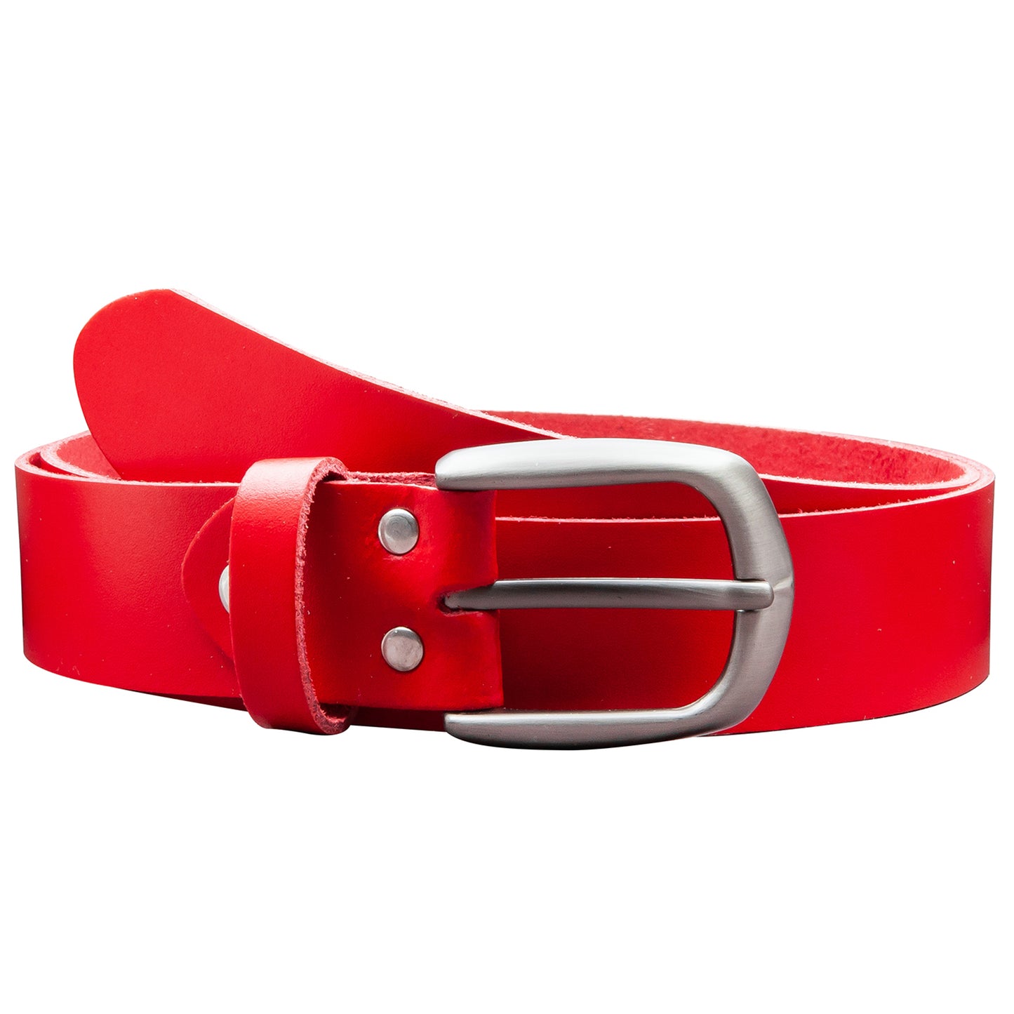 35 mm Gürtel Spaltleder Modell EH417-SL-Rot