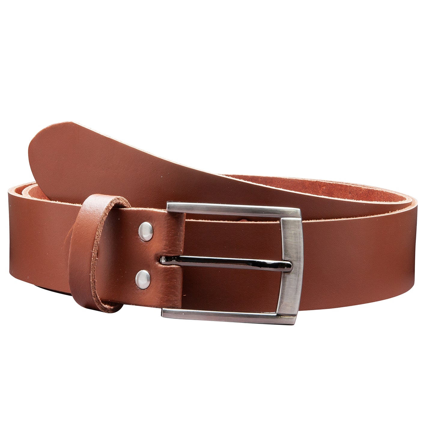 35 mm Gürtel Spaltleder Modell EH418-SL-Hellbraun