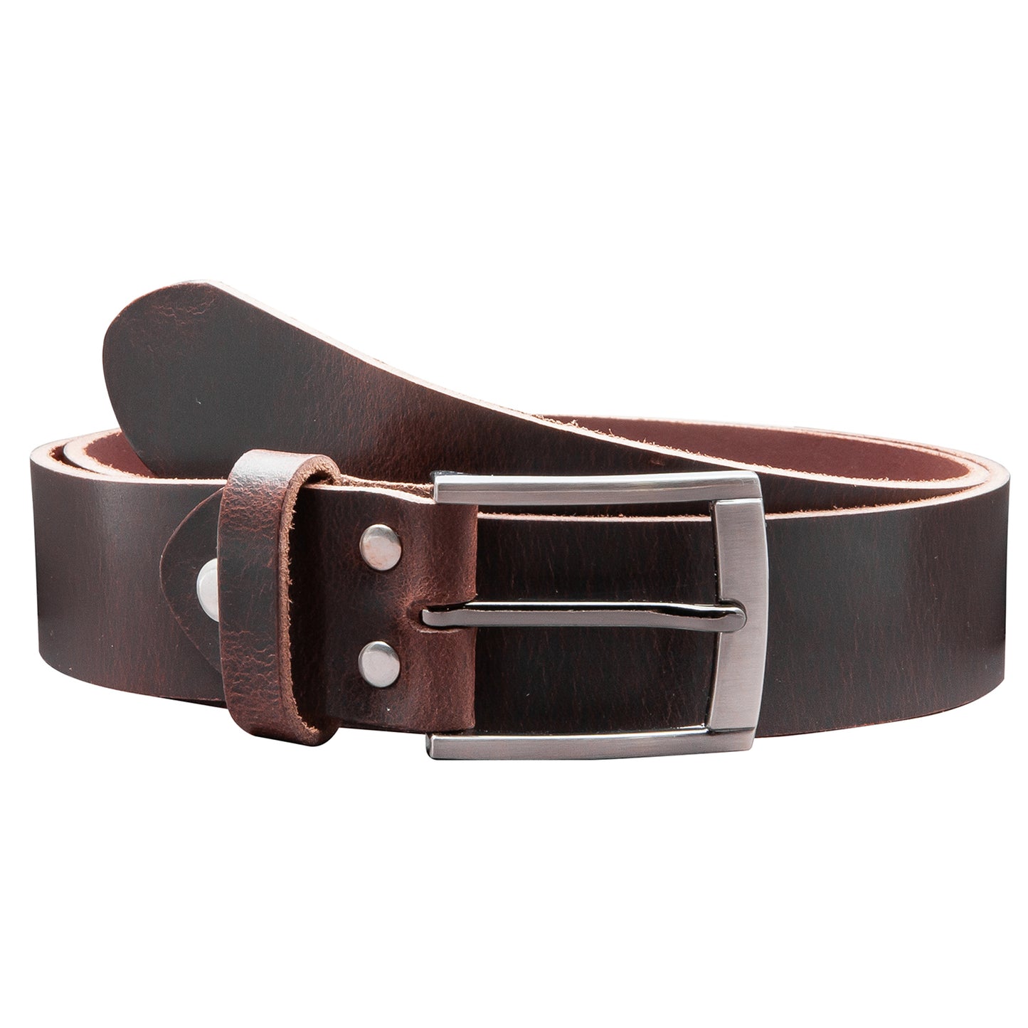 35 mm Gürtel Vollleder Modell EH418-VL-Dunkelbraun