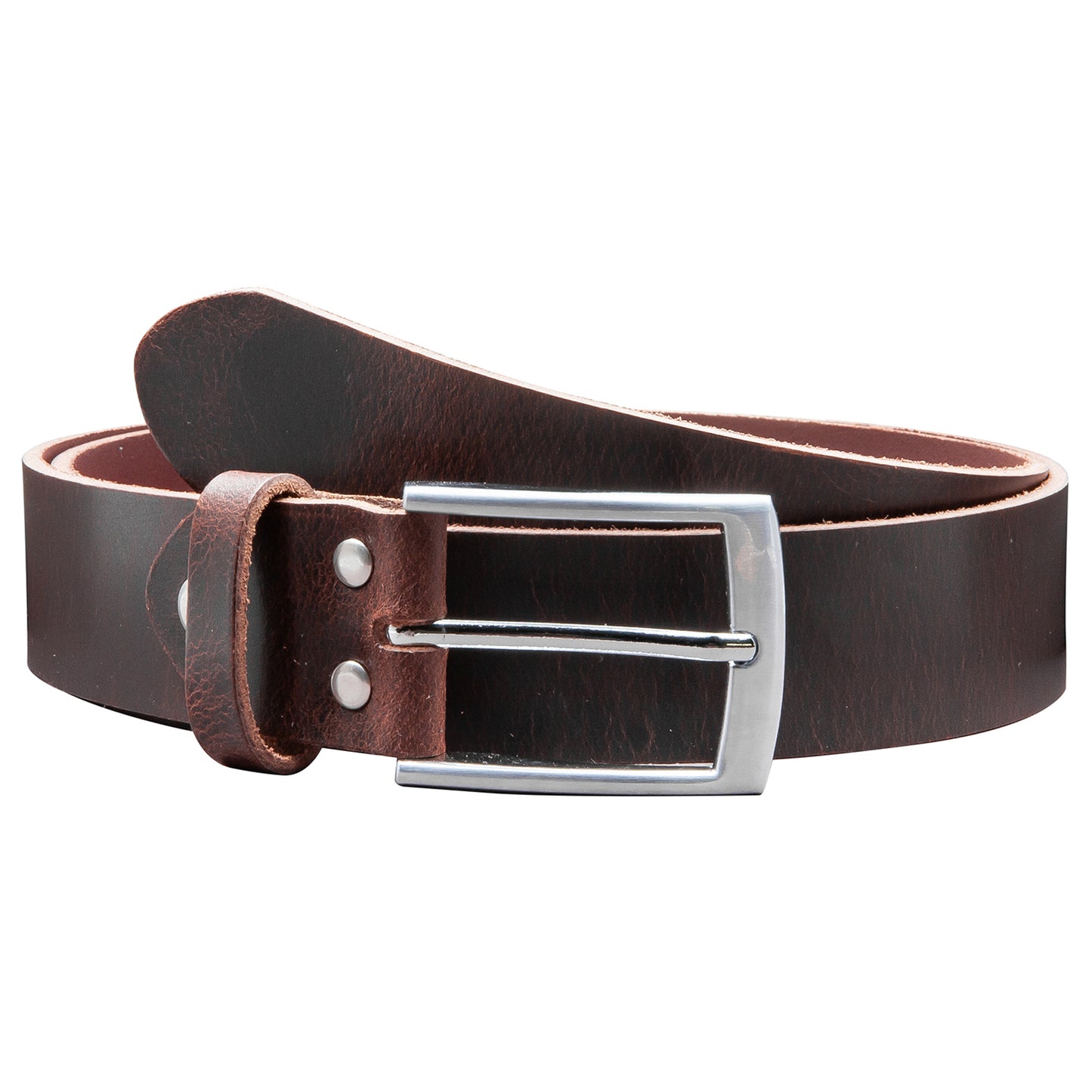 35 mm Gürtel Vollleder Modell EH421-VL-Dunkelbraun
