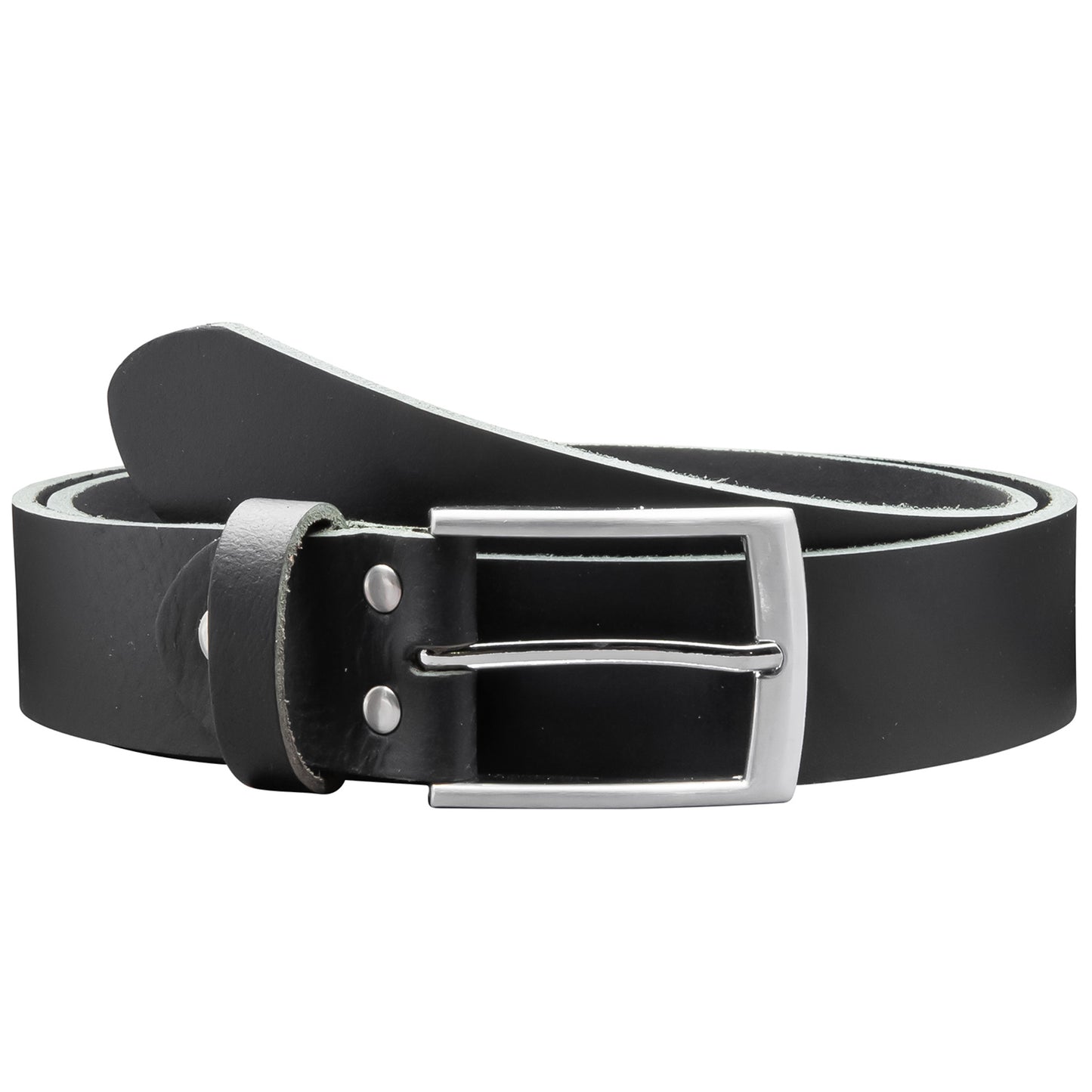 35 mm Gürtel Vollleder Modell EH421-VL-Schwarz