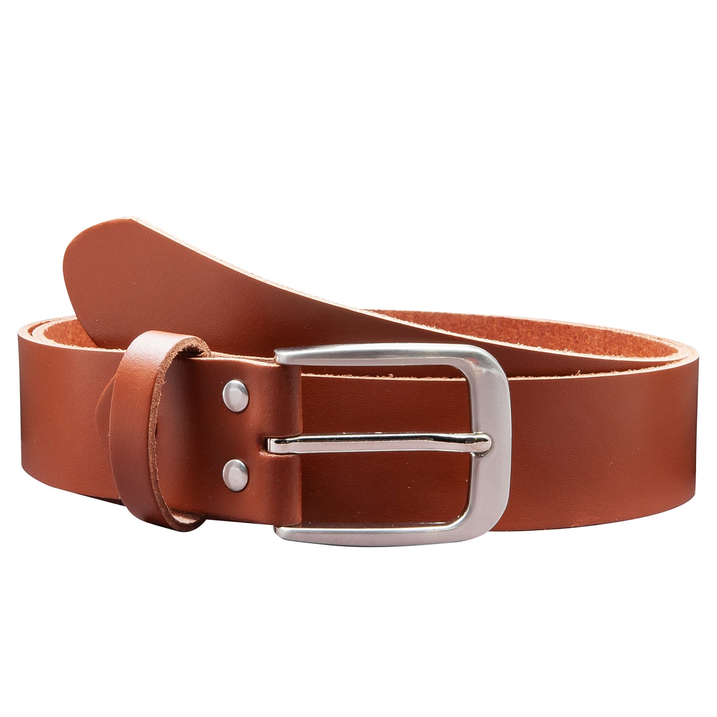 35 mm Gürtel Spaltleder Modell EH428-SL-Cognac